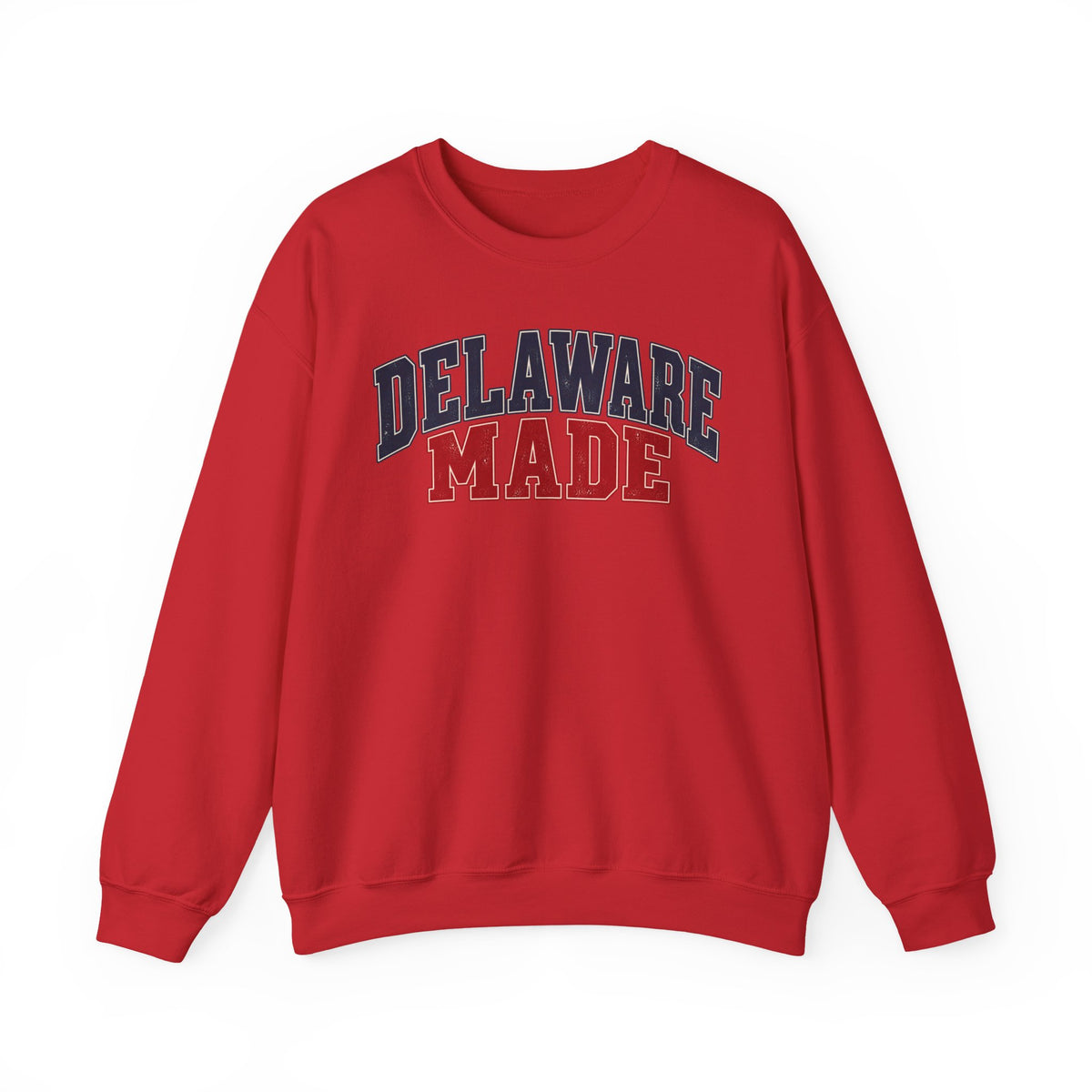 Delaware Made Unisex Crewneck Sweatshirt State Name Graphic