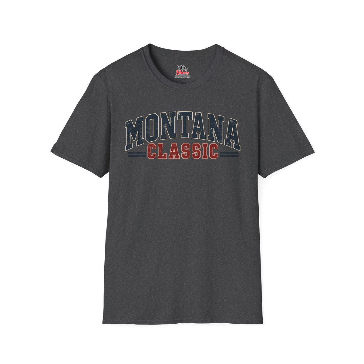 Montana Classic Unisex Softstyle T Shirt State Name Graphic Tee