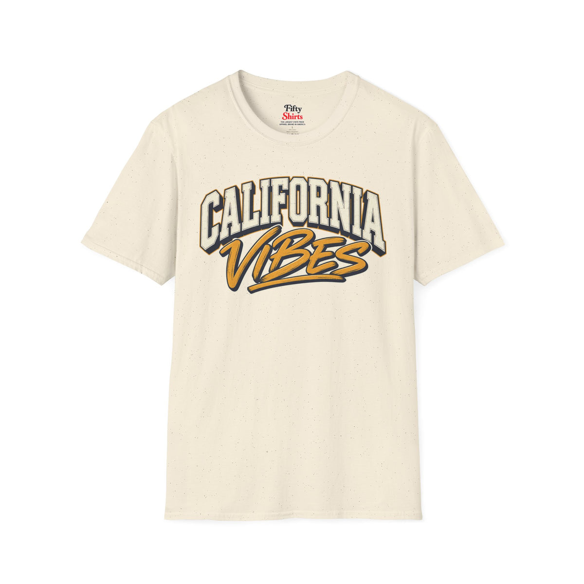 California Vibes Unisex Softstyle T Shirt State Name Graphic Tee