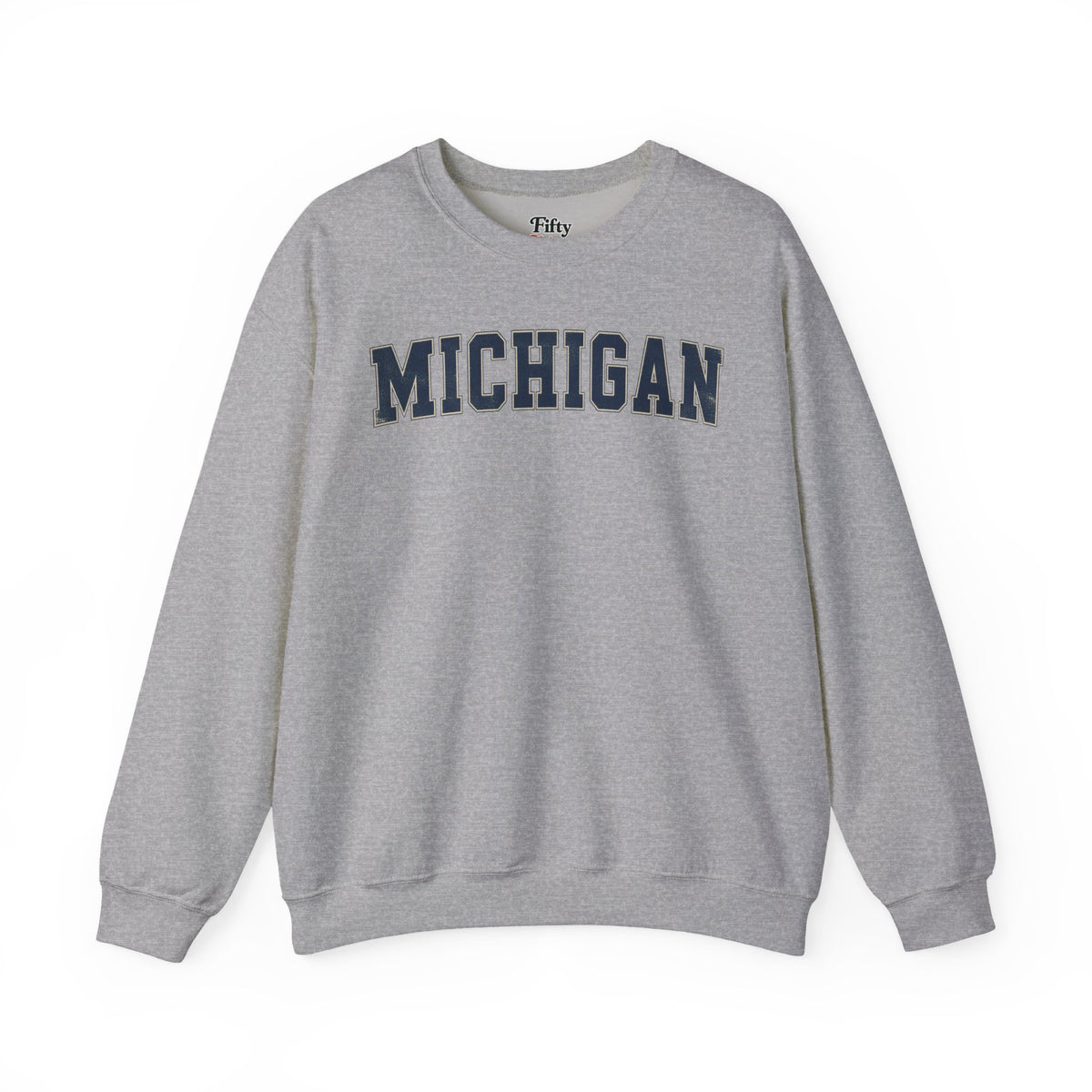 Michigan Unisex Crewneck Sweatshirt State Name Graphic