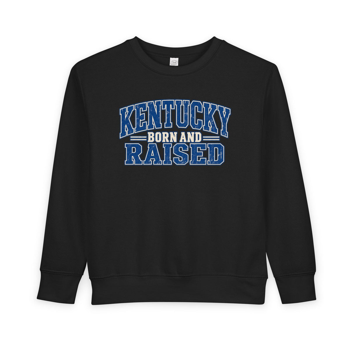 Kentucky Born and Raised Bluegrass Unisex Toddler Sweatshirt
