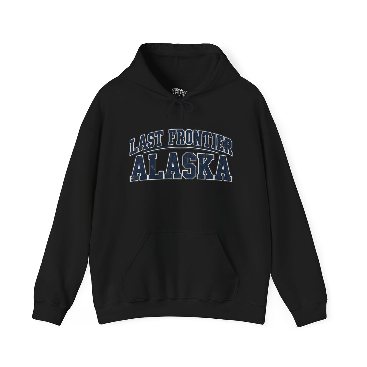 Last Frontier Alaska Unisex Hoodie State Name Graphic