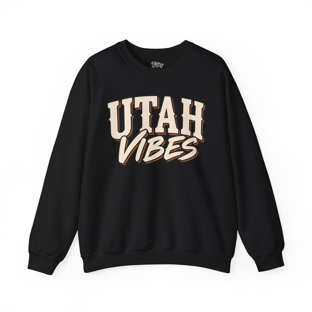 Utah Vibes Unisex Crewneck Sweatshirt State Name Graphic