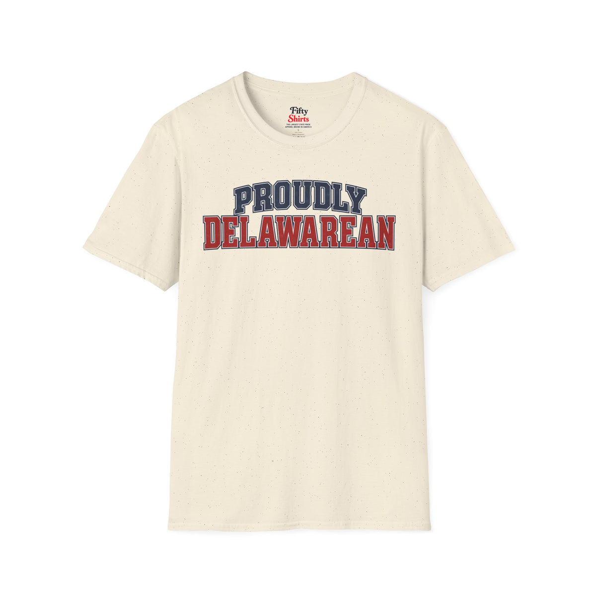 Proudly Delawarean Delaware Unisex Softstyle T Shirt State Name Graphic Tee