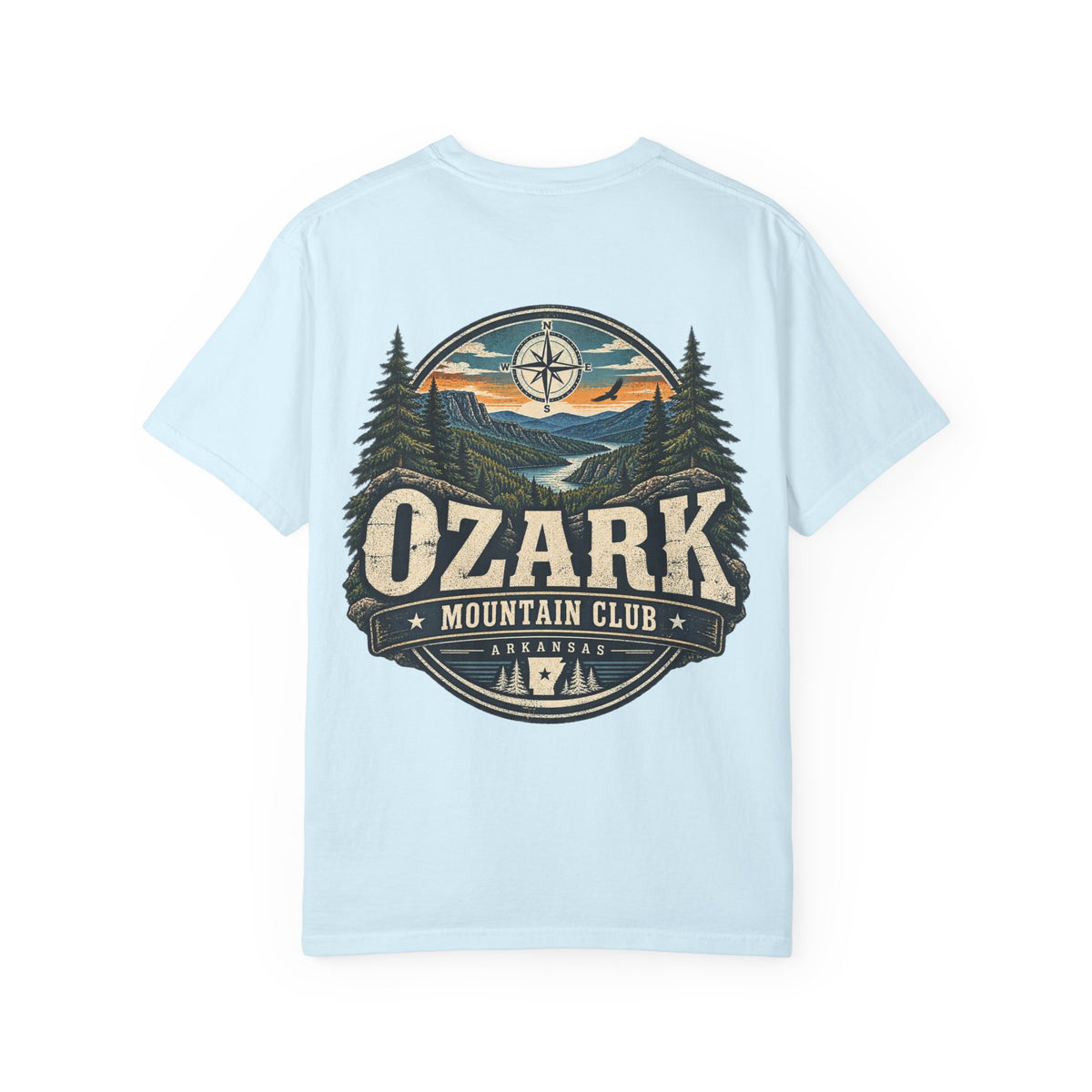 Arkansas Ozark Mountain Club Unisex Comfort Color 1717 Streetwear Graphic Tee