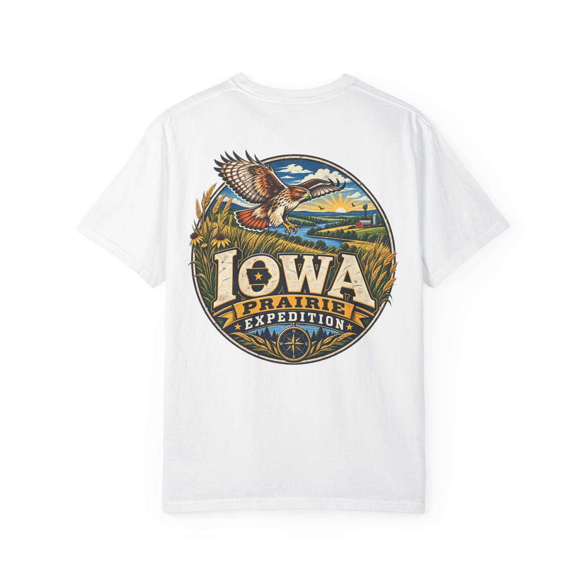 Iowa Prairie Expedition Unisex Comfort Color 1717 Streetwear Graphic Tee