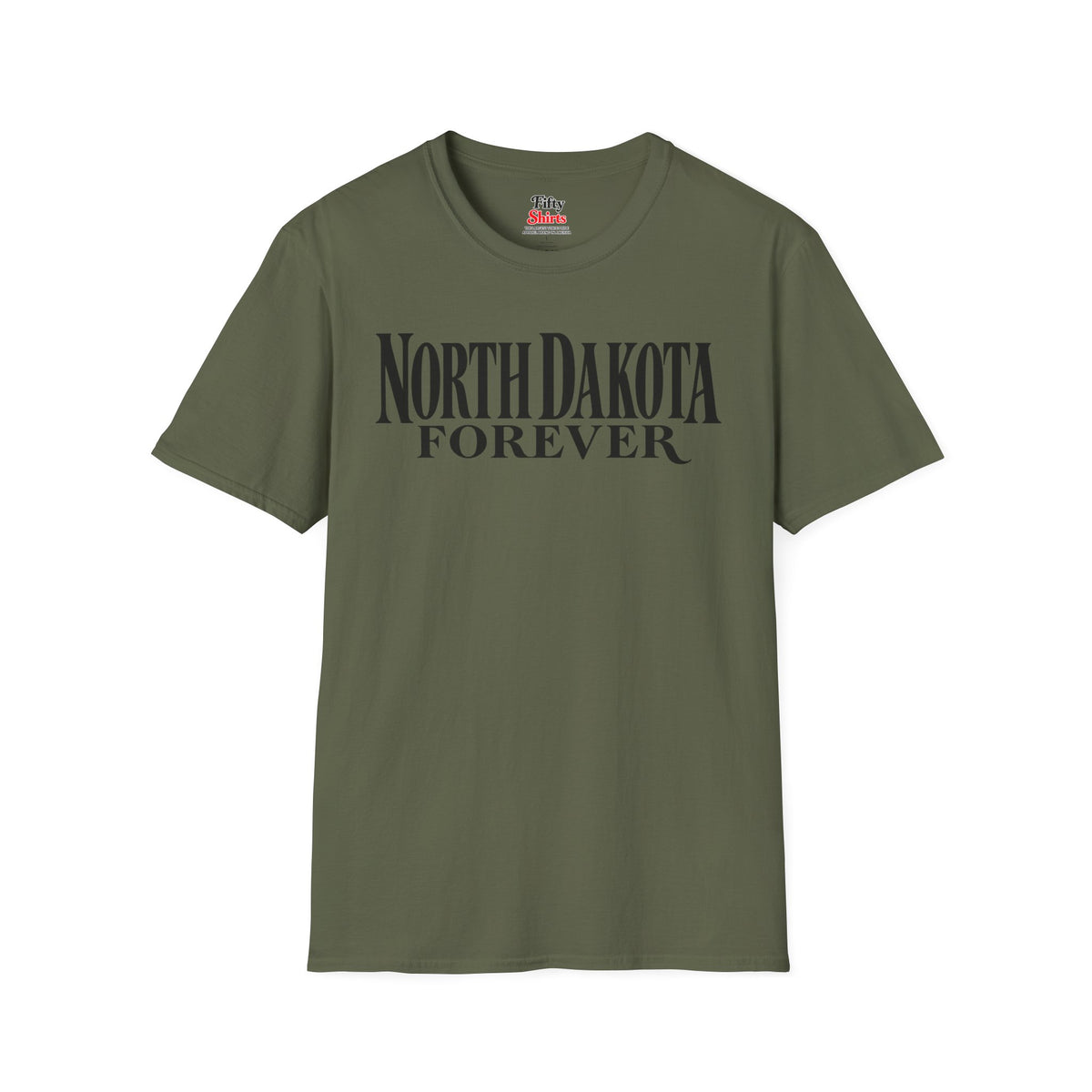 North Dakota Forever Unisex Softstyle T Shirt State Name Graphic Tee