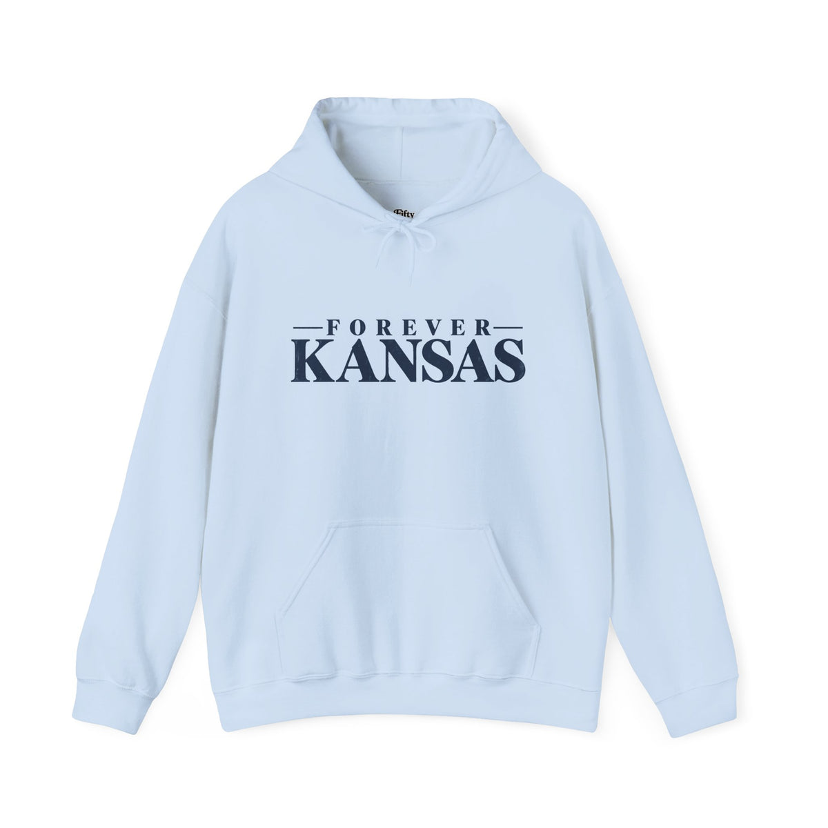 Forever Kansas Unisex Hoodie State Name Graphic