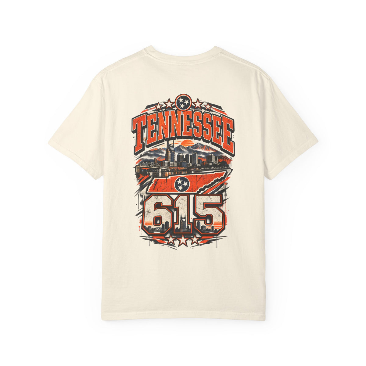 Tennessee 615 Unisex Comfort Color 1717 Streetwear Graphic Tee