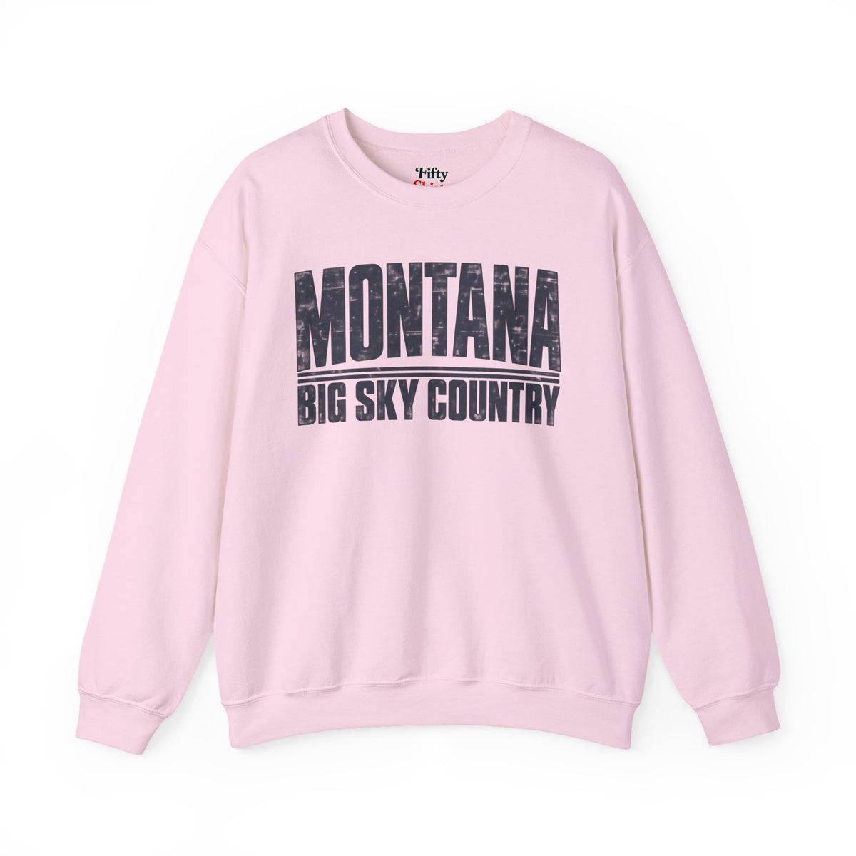 Montana Big Sky Country Unisex Crewneck Sweatshirt State Name Graphic