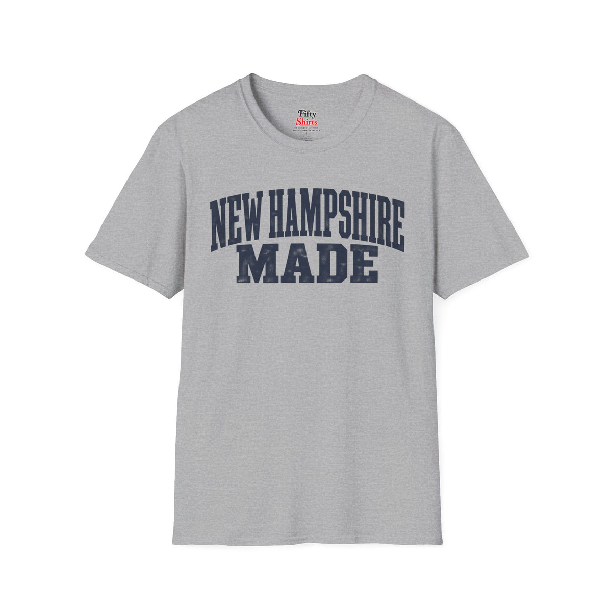 New Hampshire Made Unisex Softstyle T Shirt State Name Graphic Tee