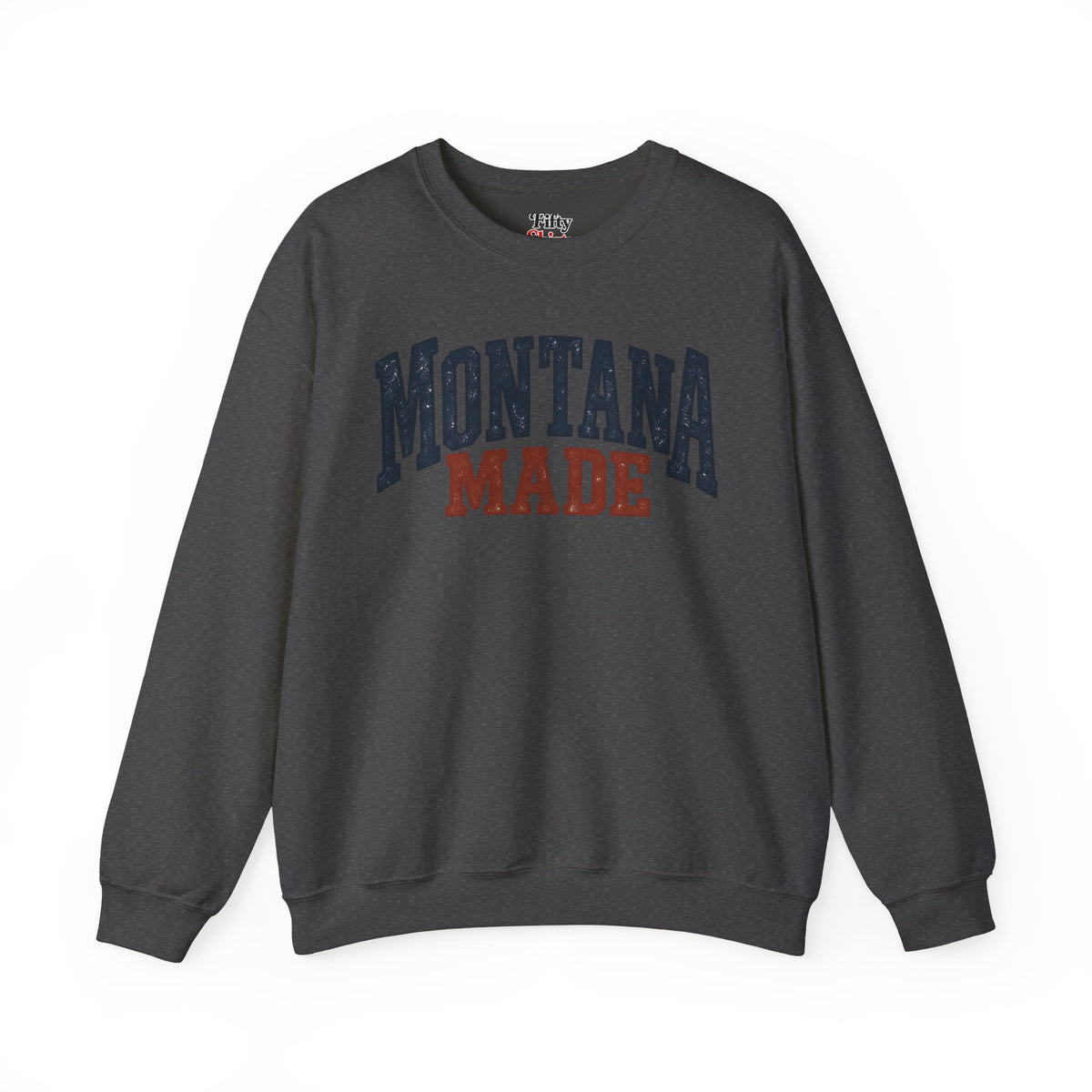 Montana Made Unisex Crewneck Sweatshirt State Name Graphic
