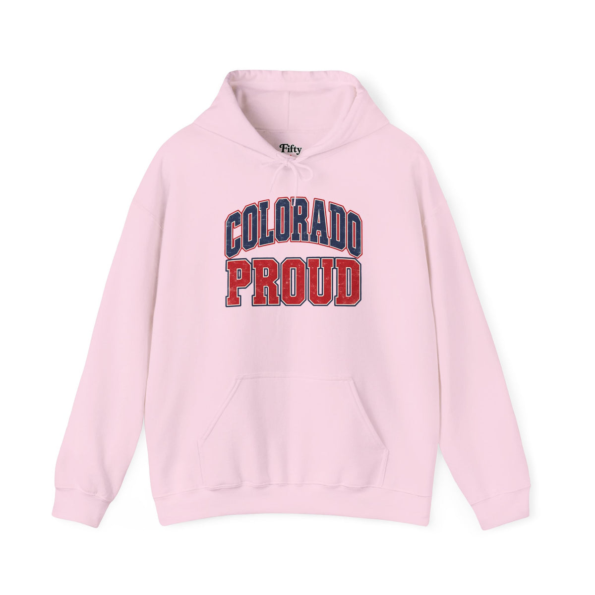Colorado Proud Unisex Hoodie State Name Graphic
