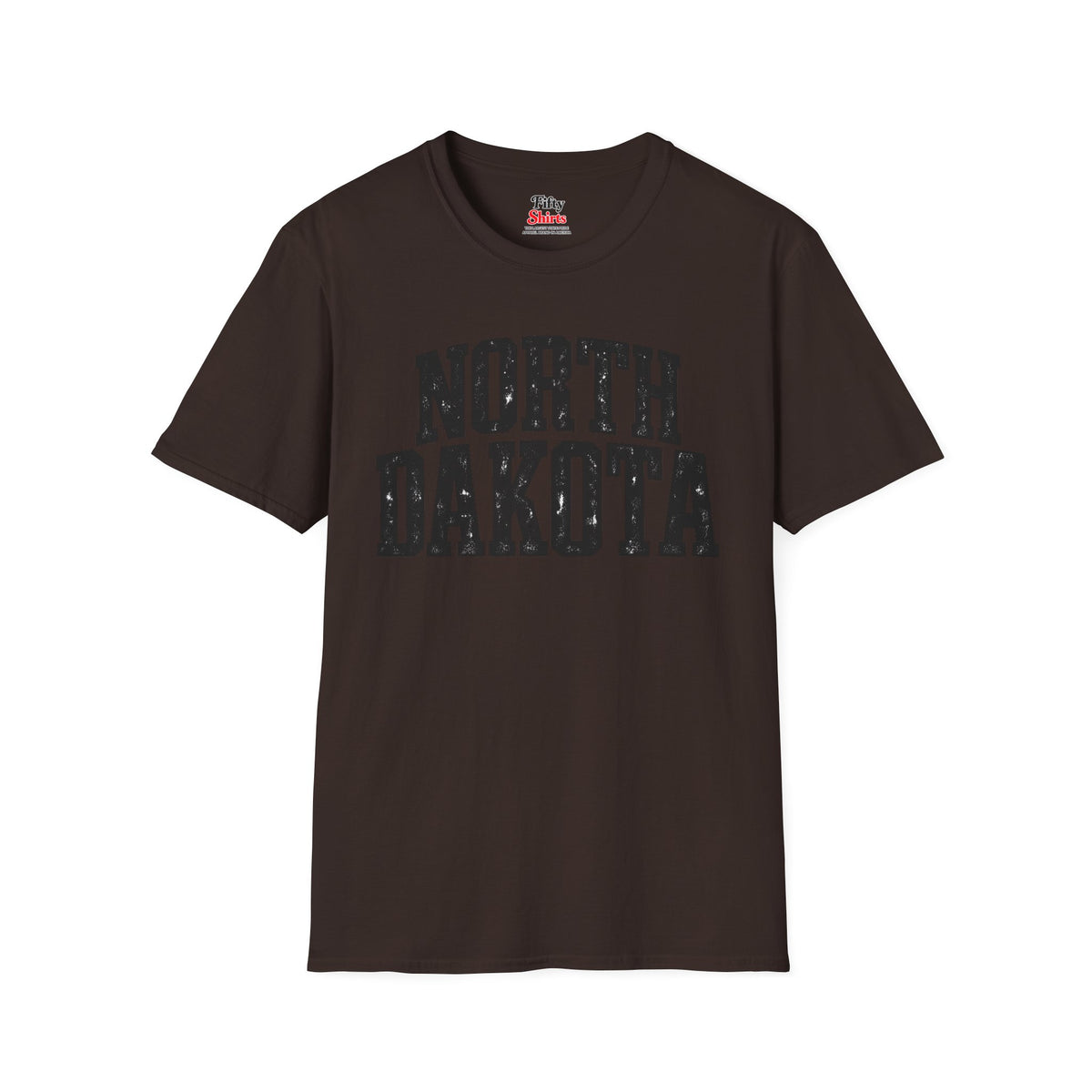North Dakota Unisex Softstyle T Shirt State Name Graphic Tee