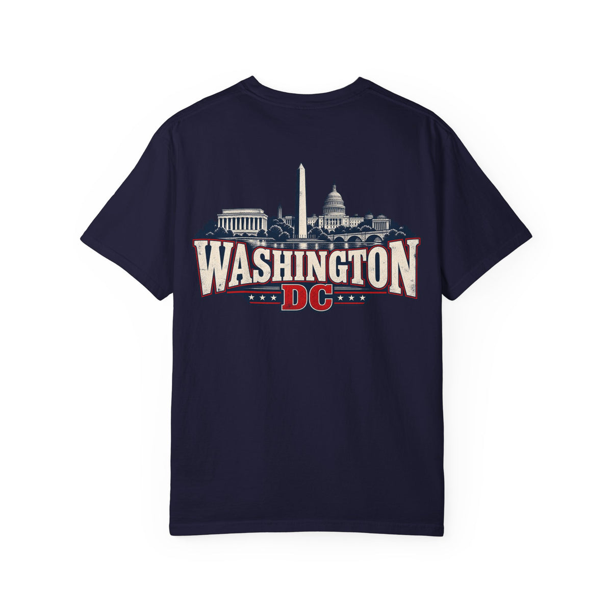 Washington DC Skyline Unisex Comfort Color 1717 Streetwear Graphic Tee