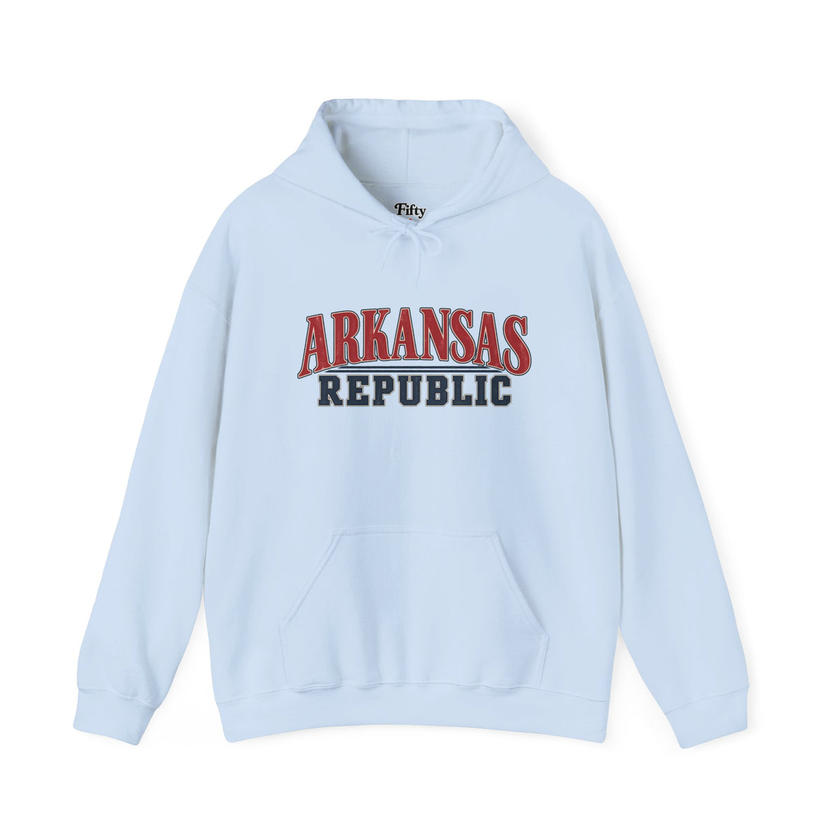 Arkansas Republic Unisex Hoodie State Name Graphic