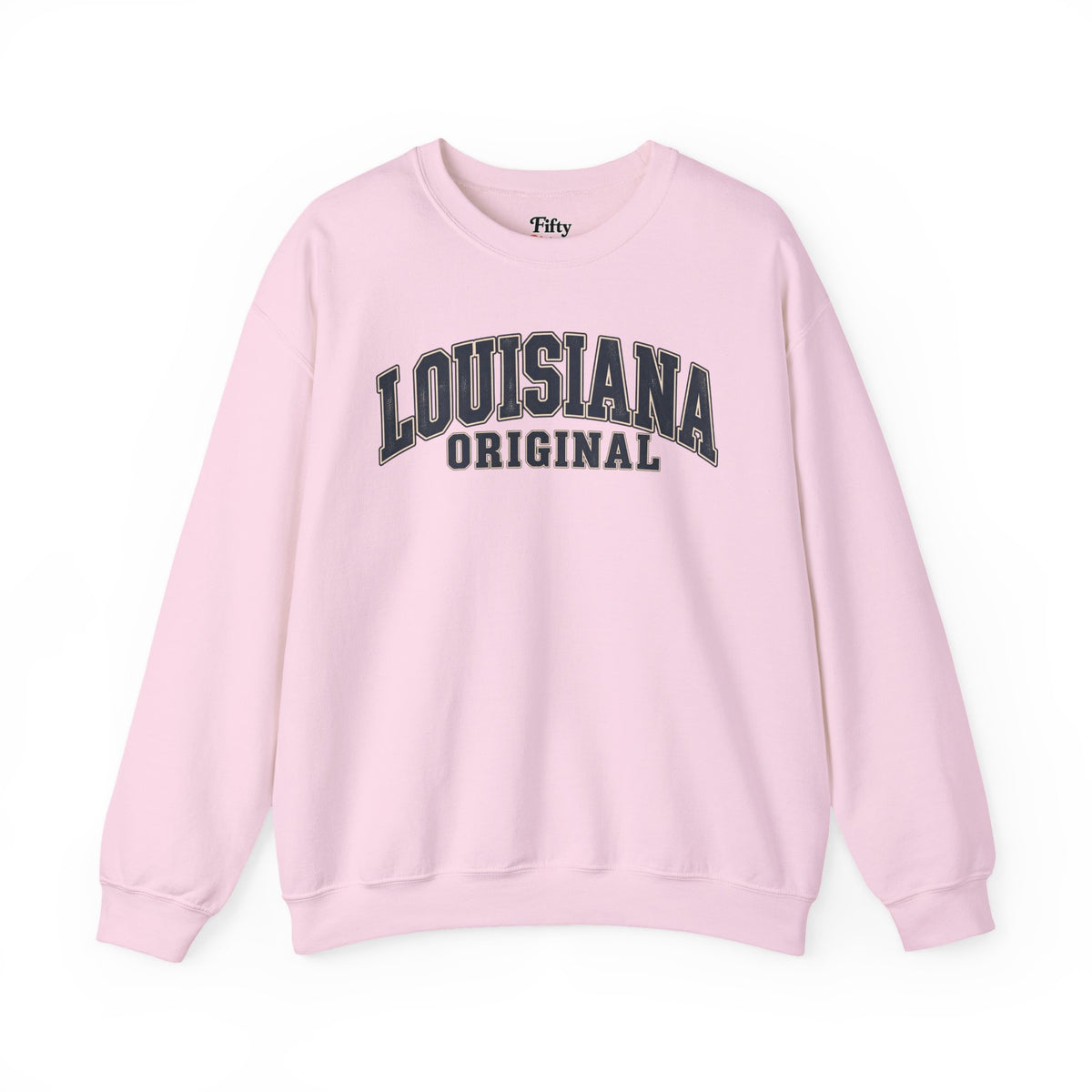 Louisiana Original Unisex Crewneck Sweatshirt State Name Graphic