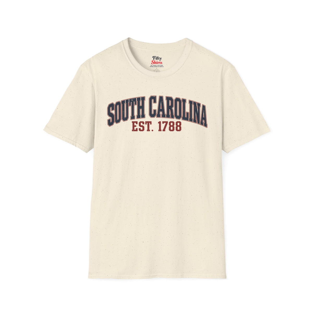 South Carolina EST 1788 Unisex Softstyle T Shirt State Name Graphic Tee