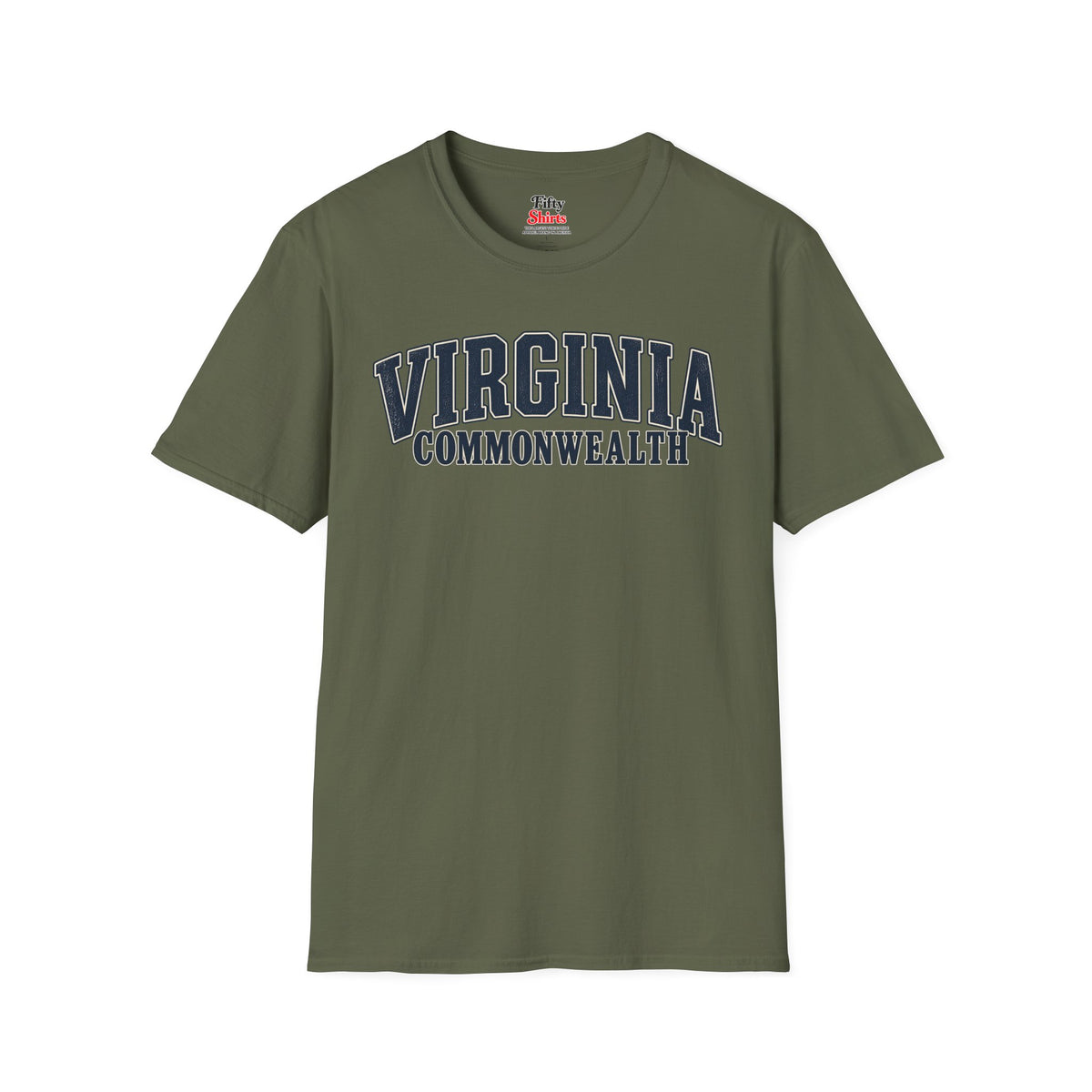 Virginia Commonweatlh Unisex Softstyle T Shirt State Name Graphic Tee