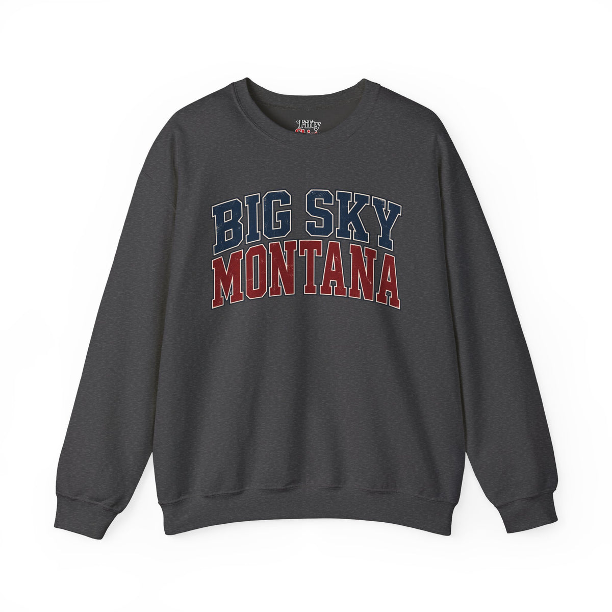 Big Sky Montana Unisex Crewneck Sweatshirt State Name Graphic