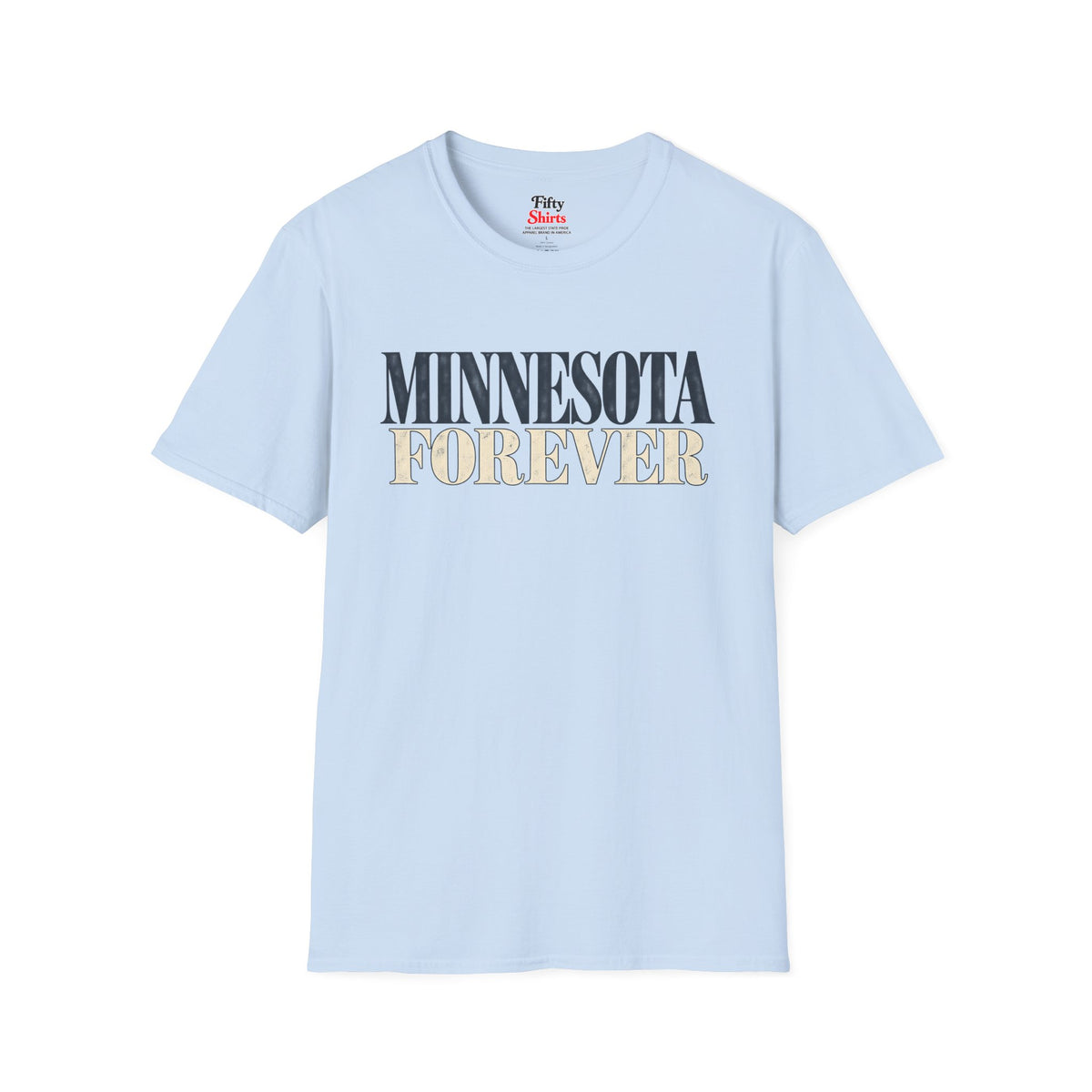 Minnesota Forever Unisex Softstyle T Shirt State Name Graphic Tee