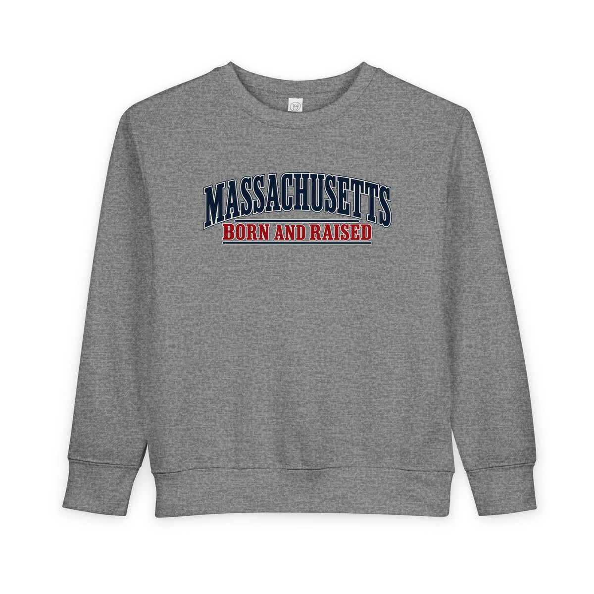 Massachusetts Born and Raised Premium New England Unisex Toddler Sweatshirt