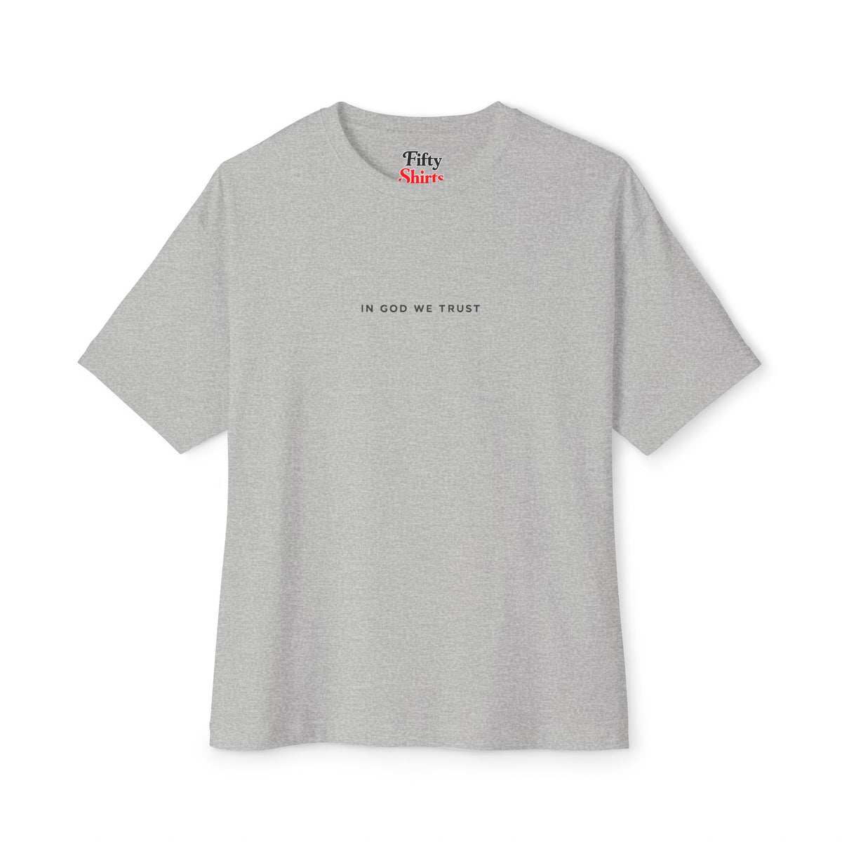 Delaware All State In God We Trust Unisex Casual Oversized Boxy Tee