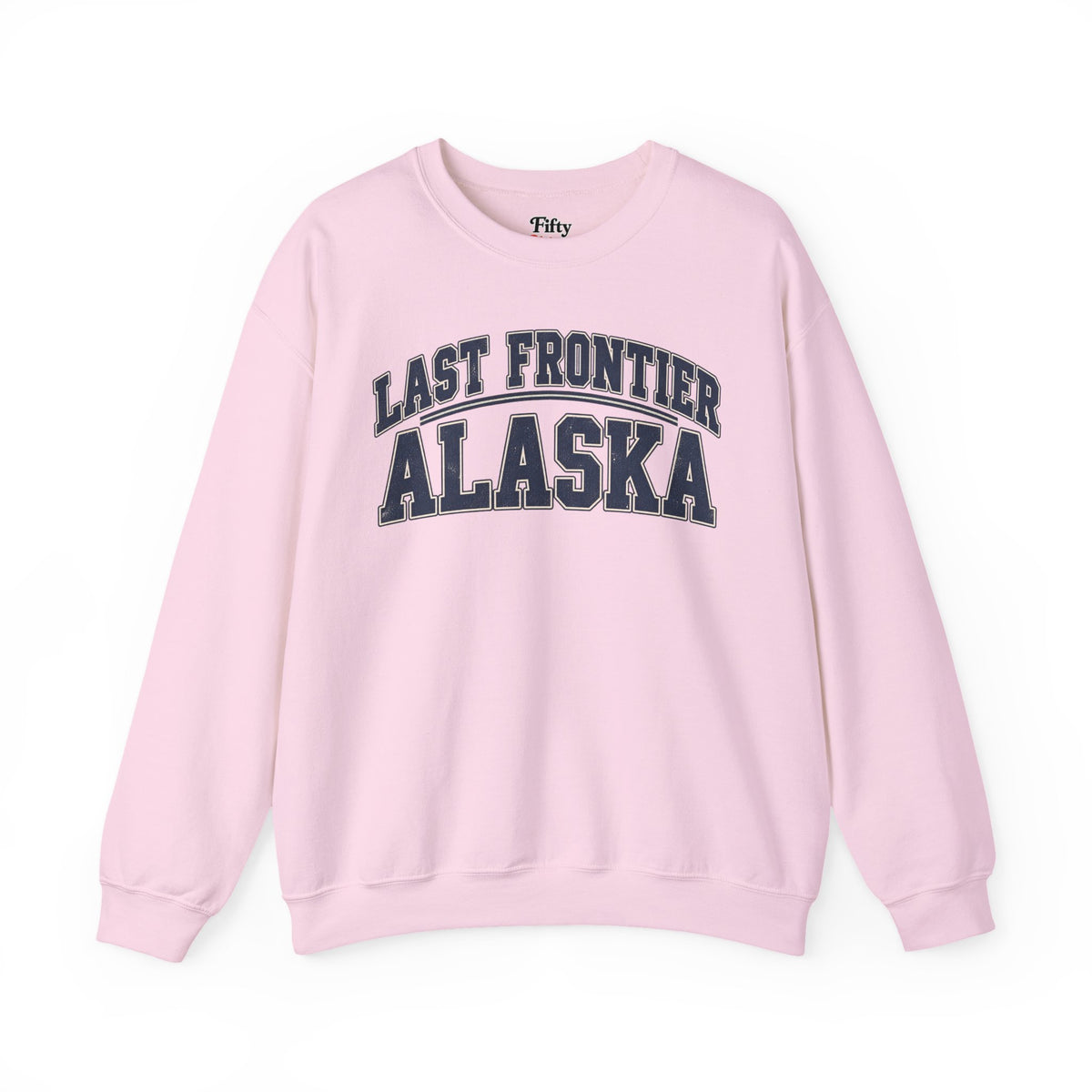 Last Frontier Alaska Unisex Crewneck Sweatshirt State Name Graphic