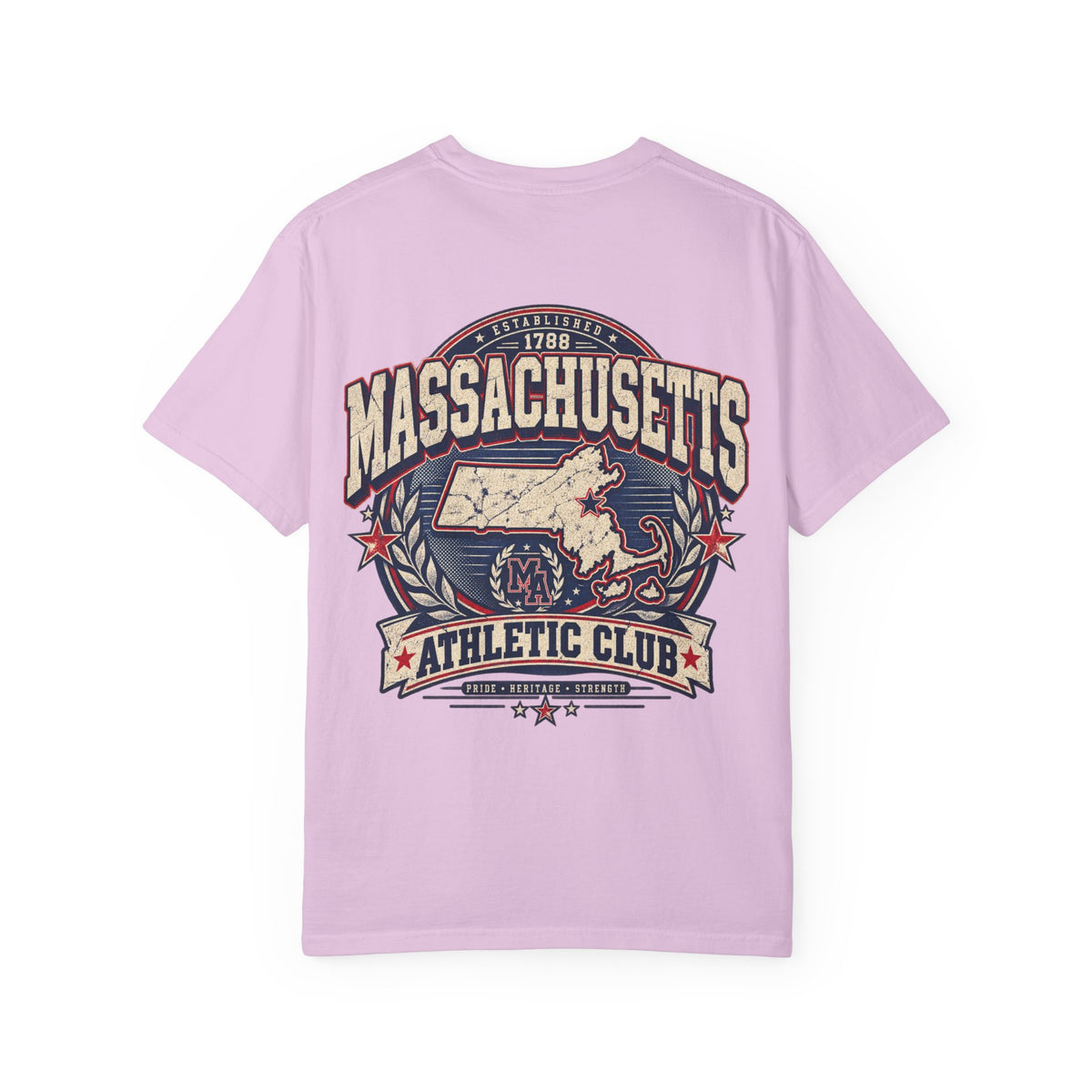 Massachusetts Athletic Club Unisex Comfort Color 1717 Streetwear Graphic Tee