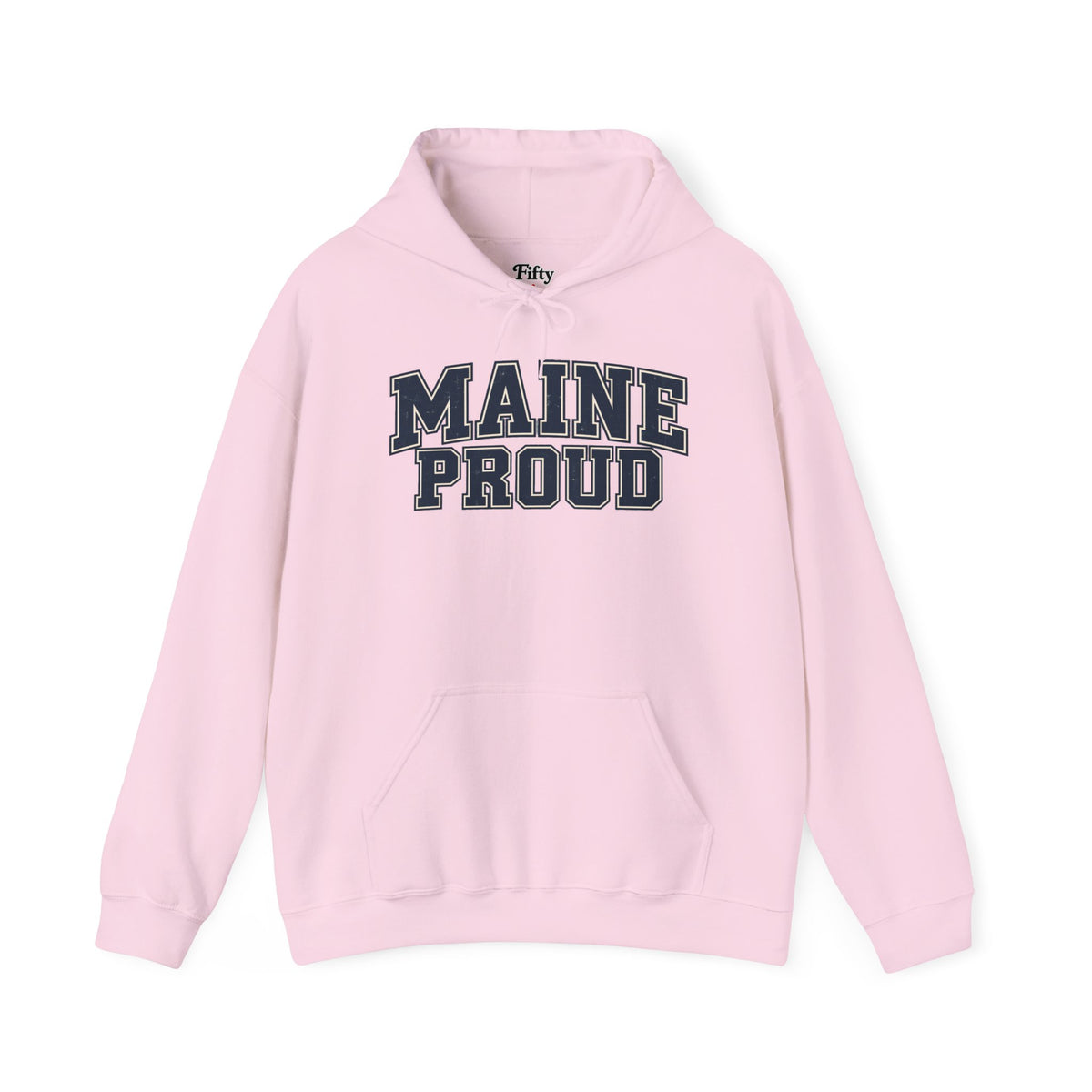 Maine Proud Unisex Hoodie State Name Graphic