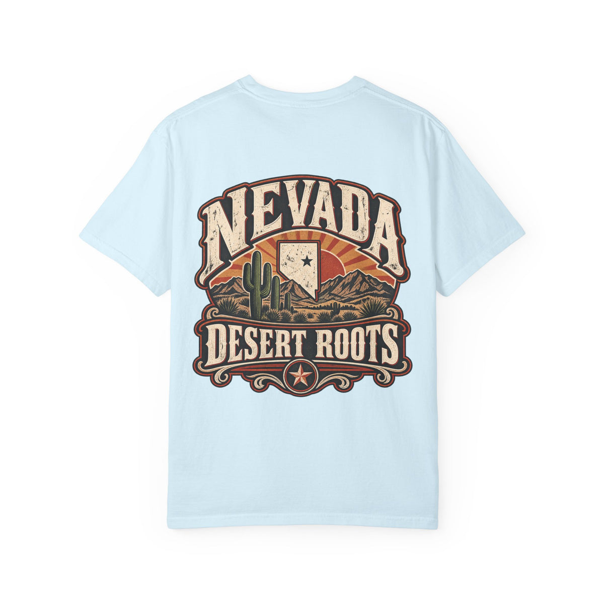 Nevada Desert Roots Unisex Comfort Color 1717 Streetwear Graphic Tee