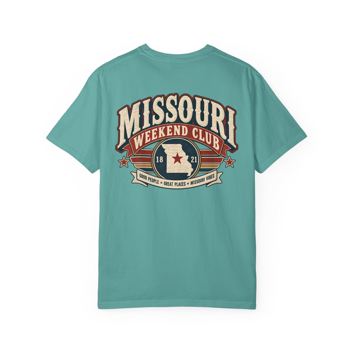 Missouri Weekend Club Unisex Comfort Color 1717 Streetwear Graphic Tee