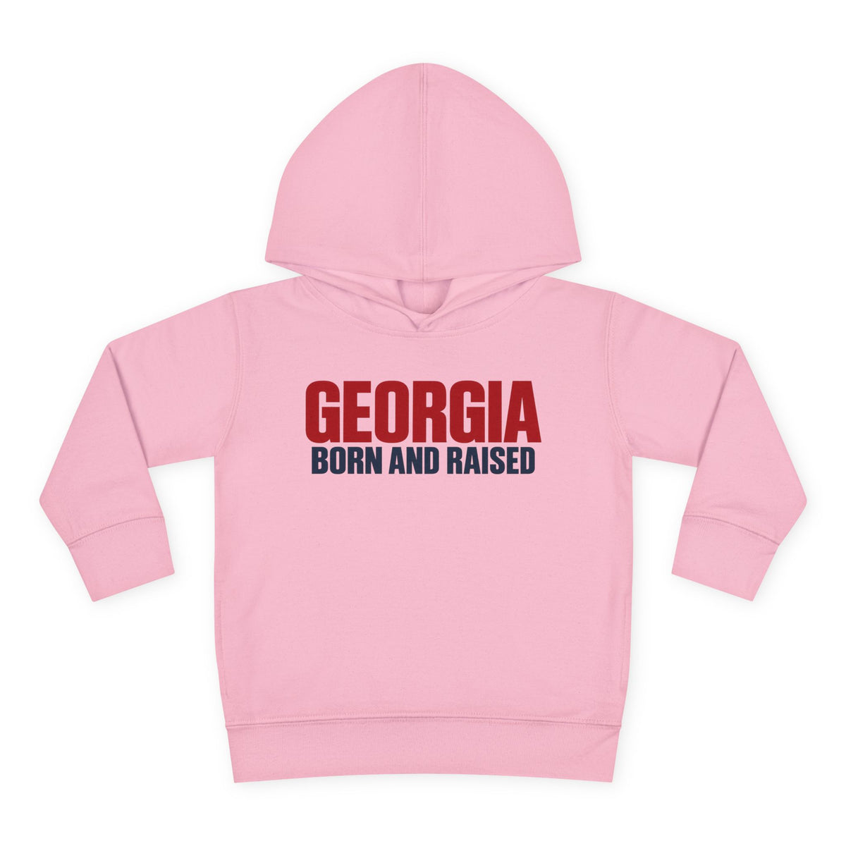 Georgia Born and Raised Minimal Modern Unisex Toddler Pullover Fleece Hoodie