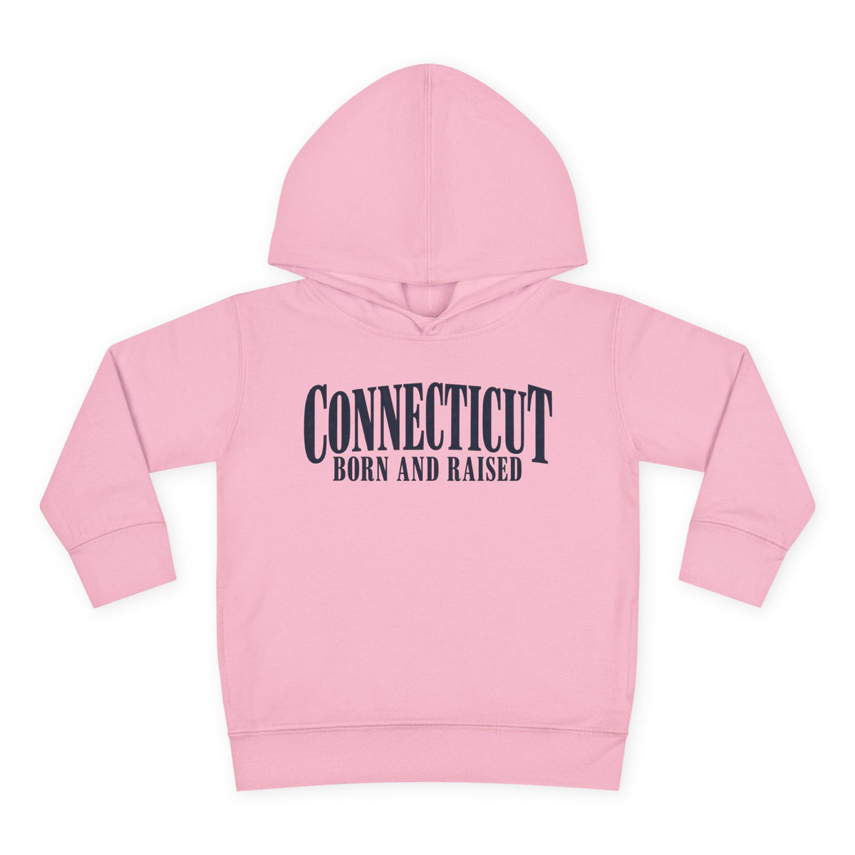 Connecticut Born and Raised Luxury Heritage Unisex Toddler Pullover Fleece Hoodie