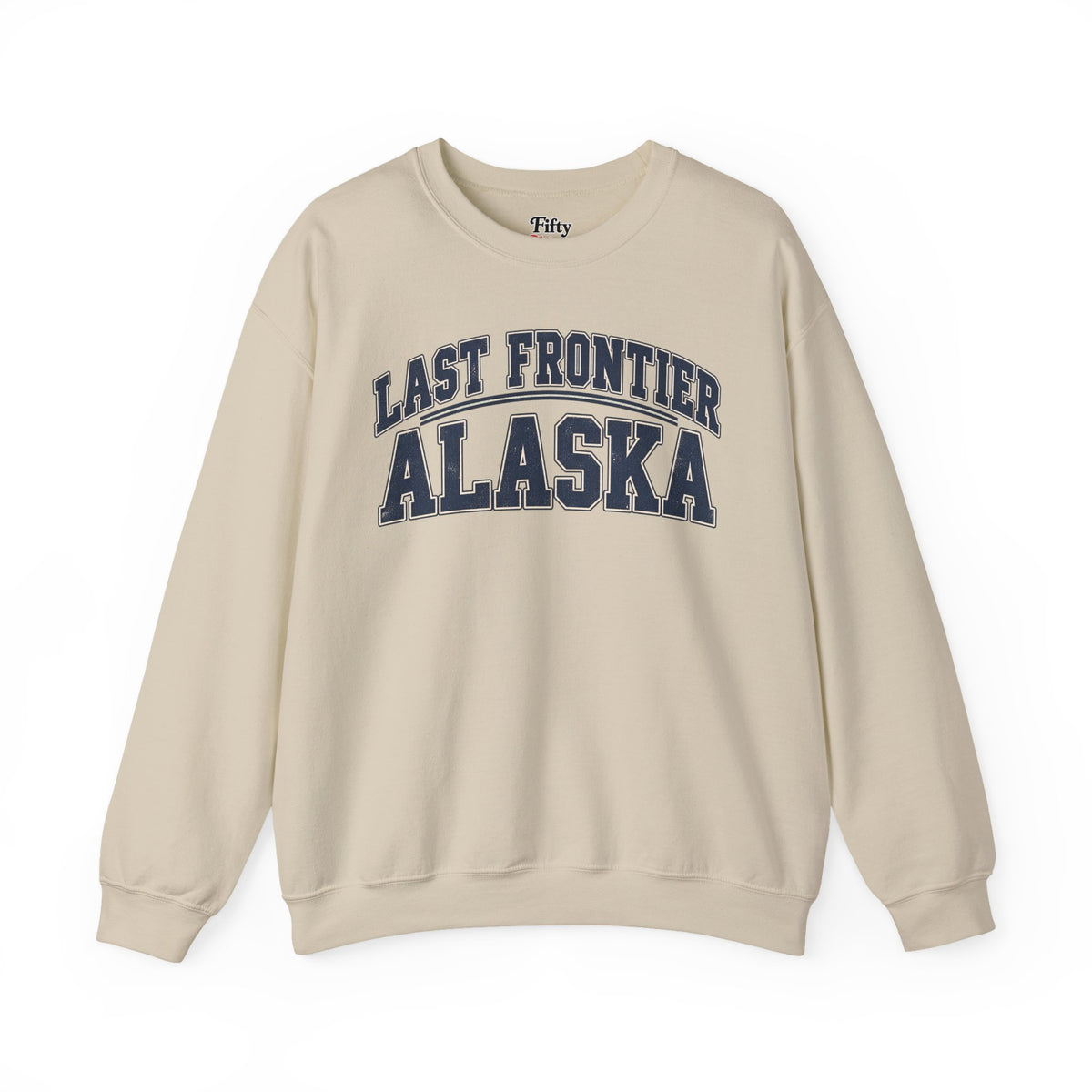 Last Frontier Alaska Unisex Crewneck Sweatshirt State Name Graphic