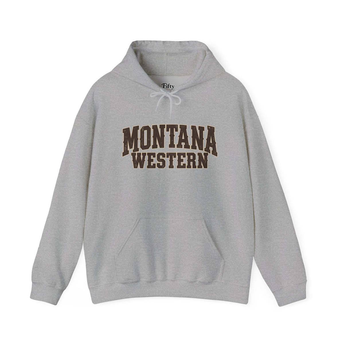 Montana Western Unisex Hoodie State Name Graphic