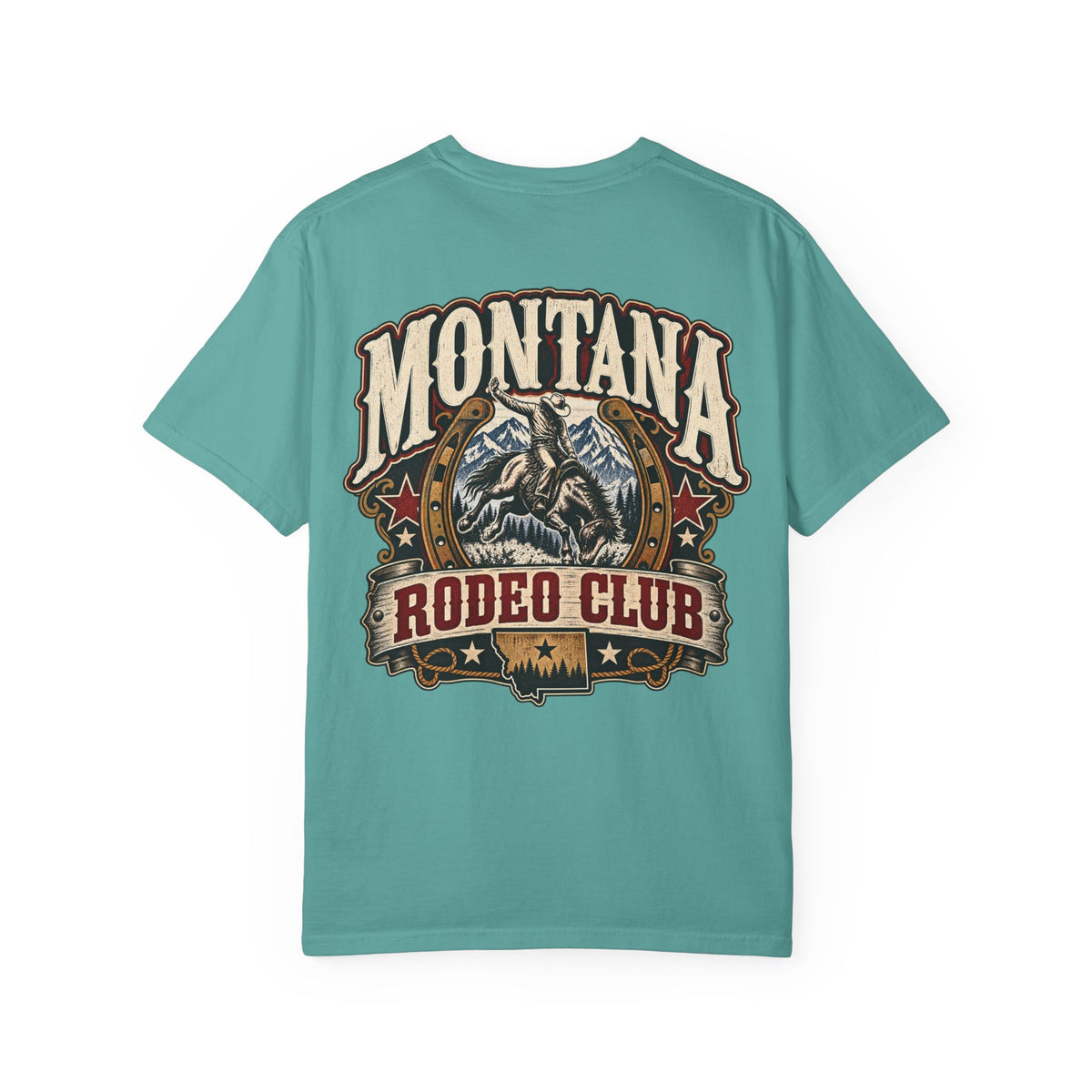 Montana Rodeo Club Unisex Comfort Color 1717 Streetwear Graphic Tee