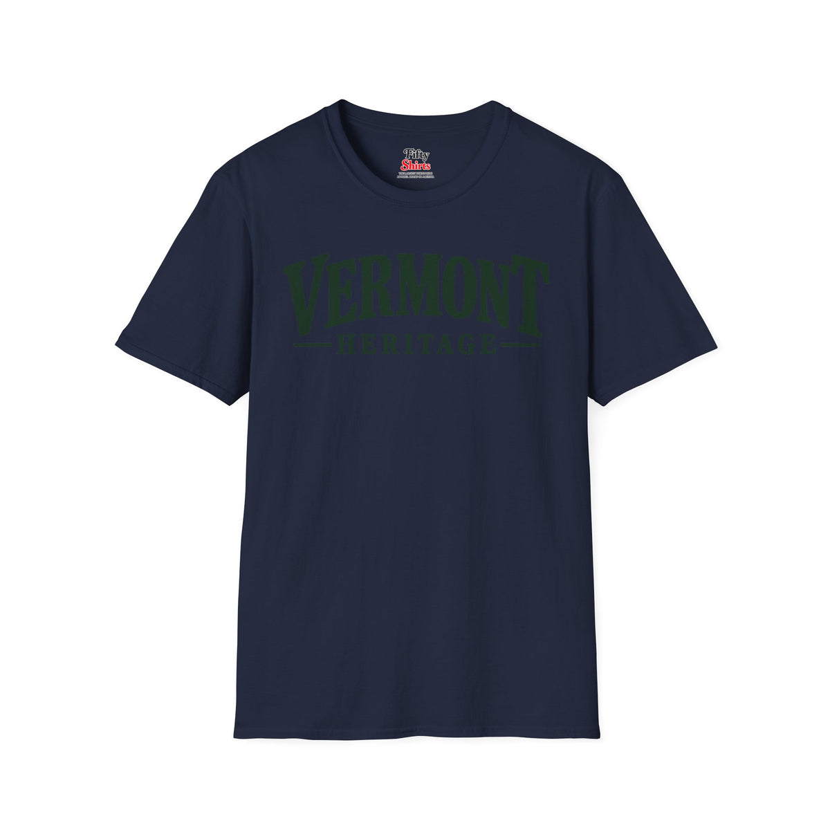 Vermont Heritage Unisex Softstyle T Shirt State Name Graphic Tee