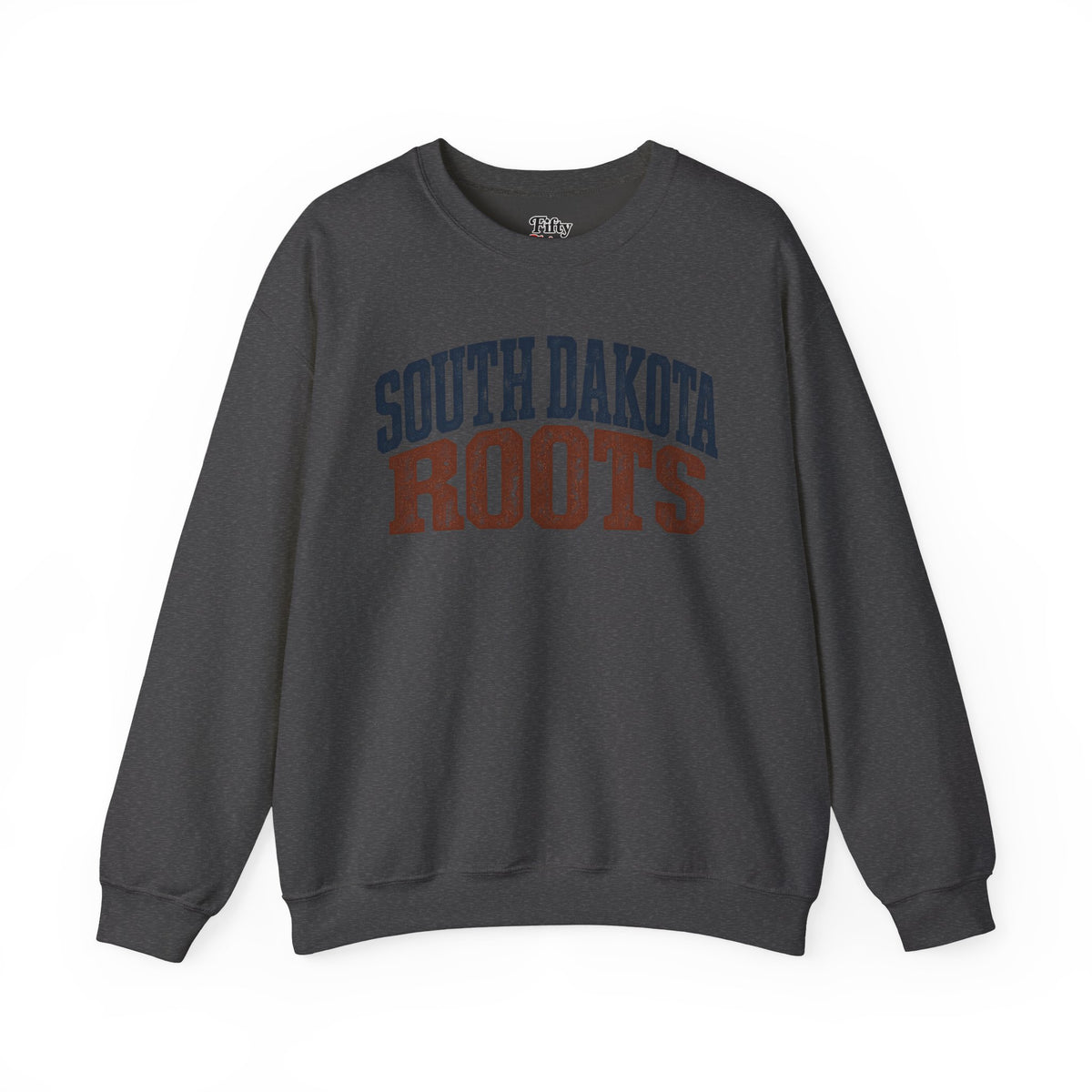 South Dakota Roots Unisex Crewneck Sweatshirt State Name Graphic