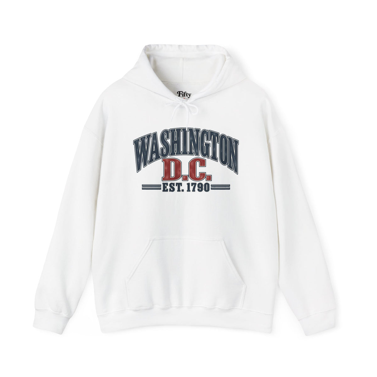 Washington DC Est 1790 Unisex Hoodie State Name Graphic