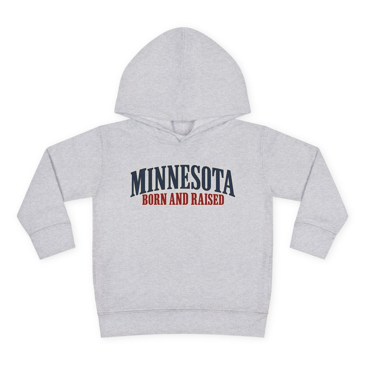 Minnesota Born and Raised Luxury Heritage Unisex Toddler Pullover Fleece Hoodie