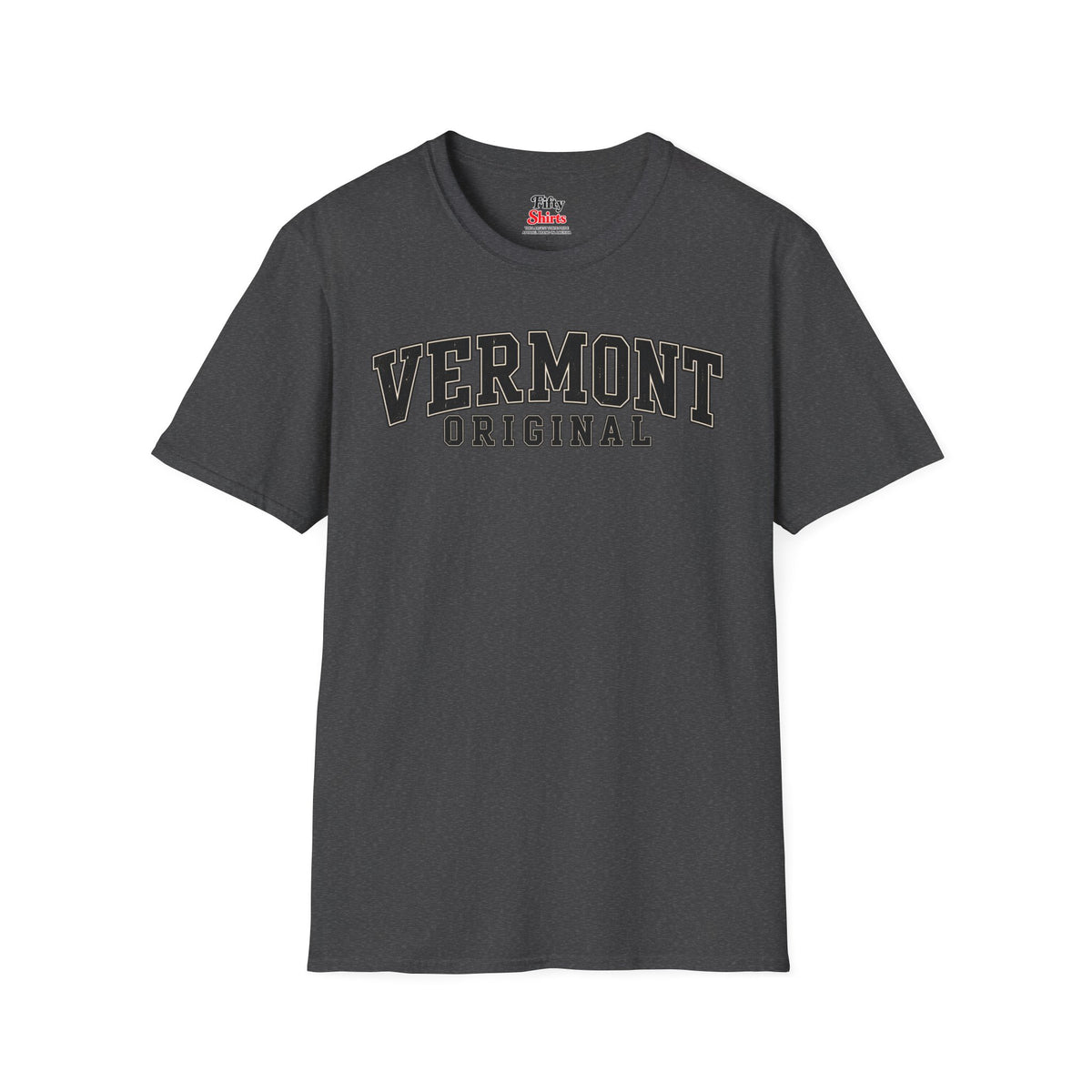 Vermont Original Unisex Softstyle T Shirt State Name Graphic Tee