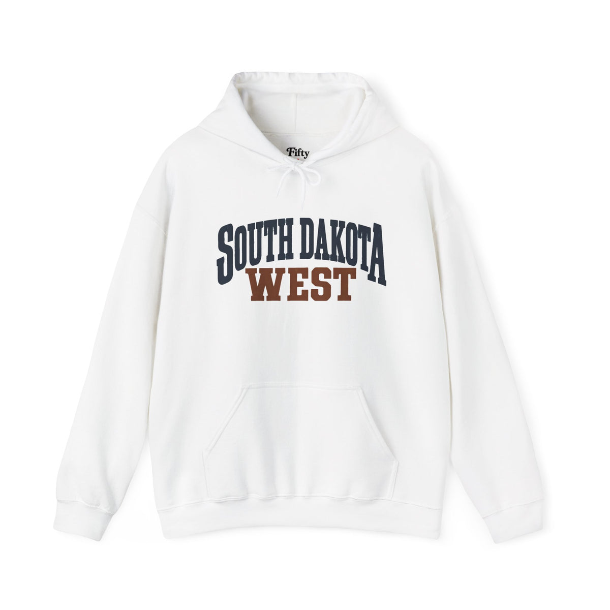 South Dakota West Unisex Hoodie State Name Graphic