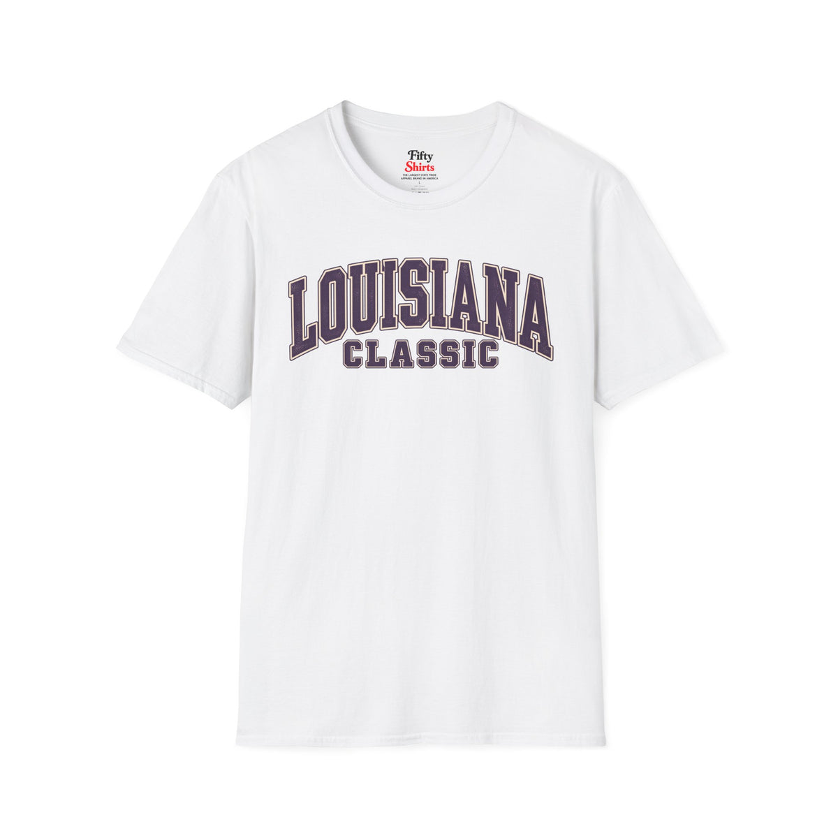 Louisiana Classic Unisex Softstyle T Shirt State Name Graphic Tee