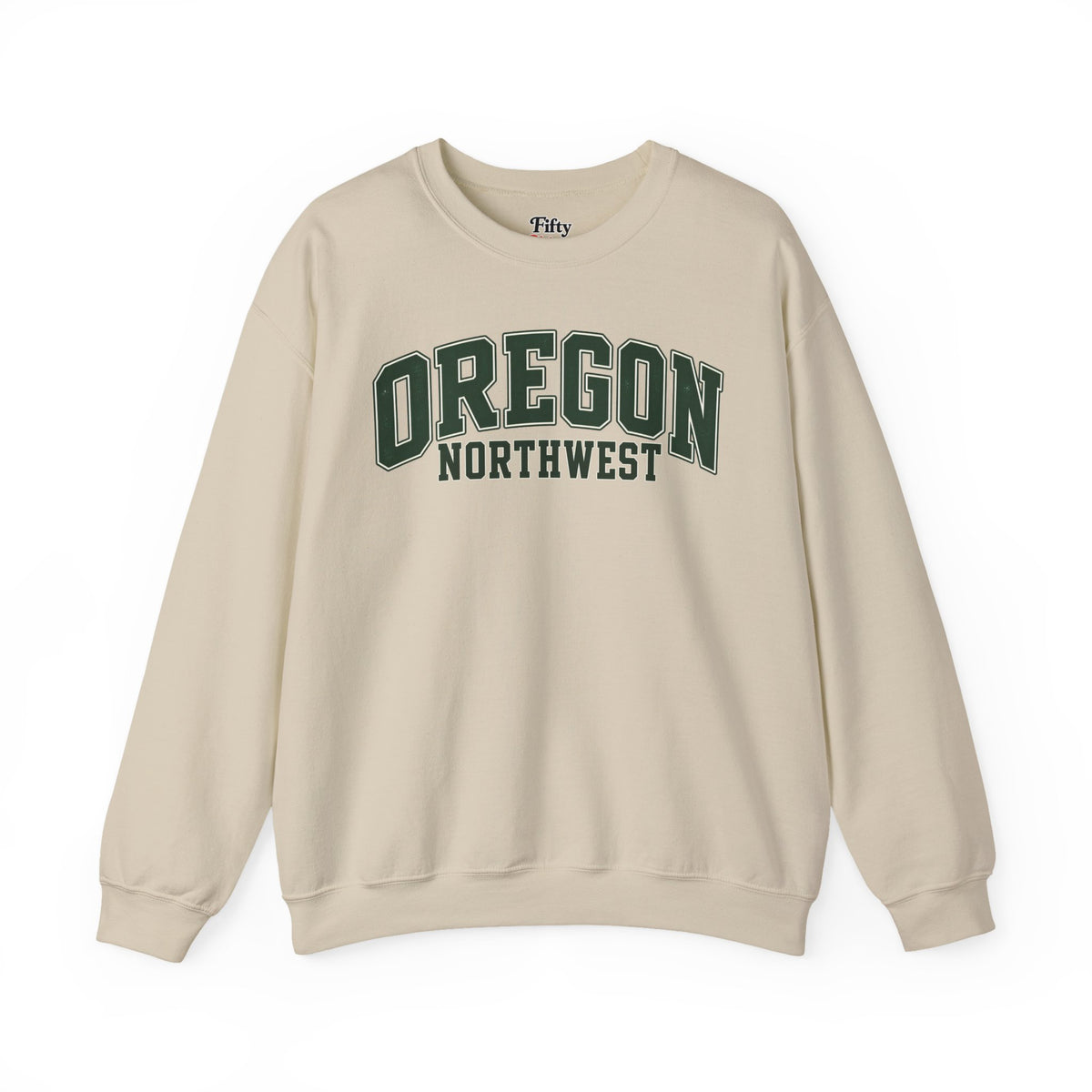 Oregon Northwest Unisex Crewneck Sweatshirt State Name Graphic
