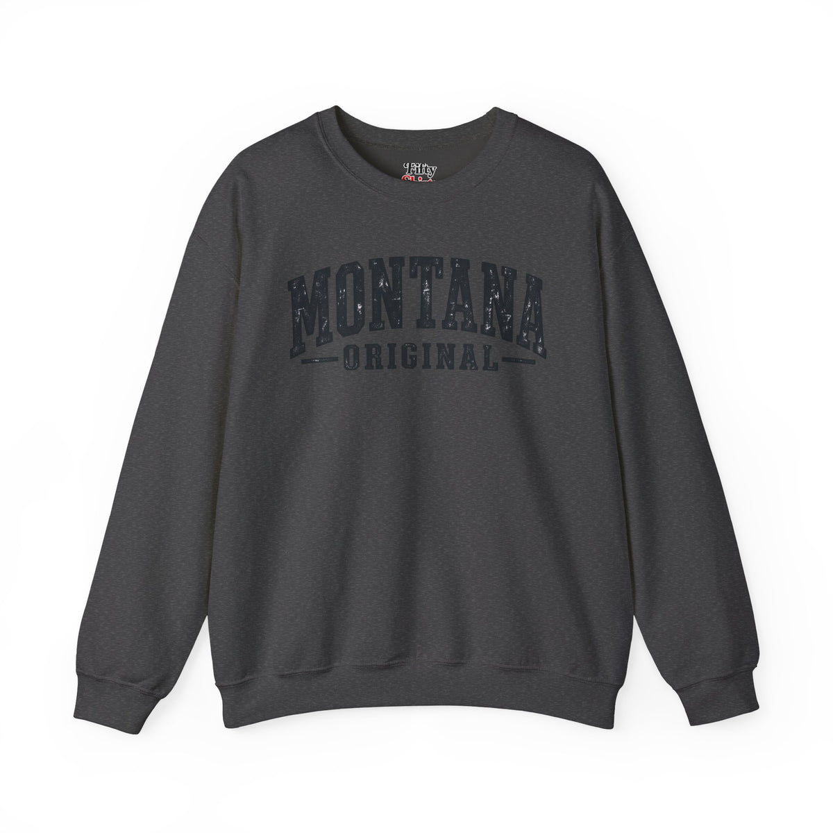 Montana Original Unisex Crewneck Sweatshirt State Name Graphic