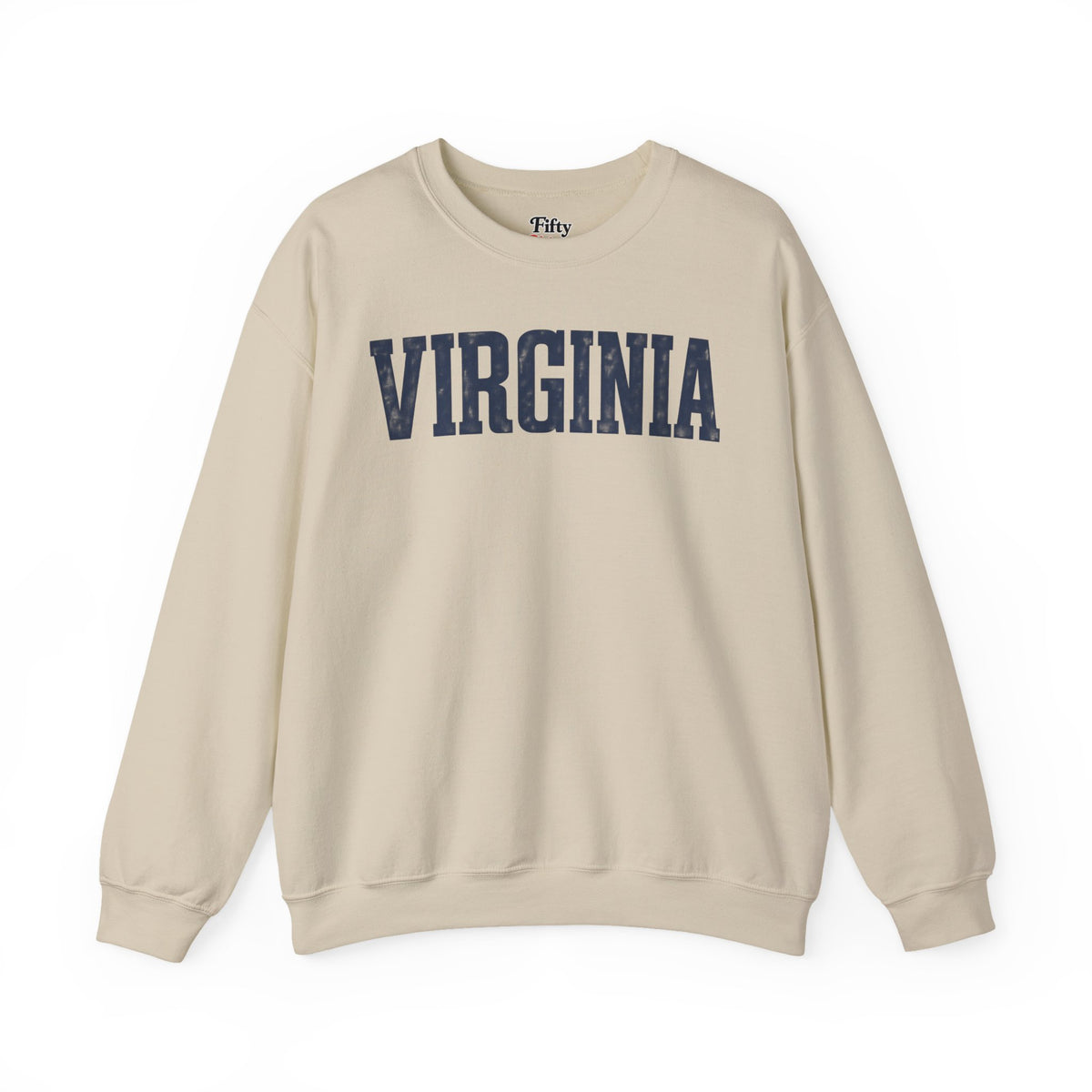 Virginia Unisex Crewneck Sweatshirt State Name Graphic