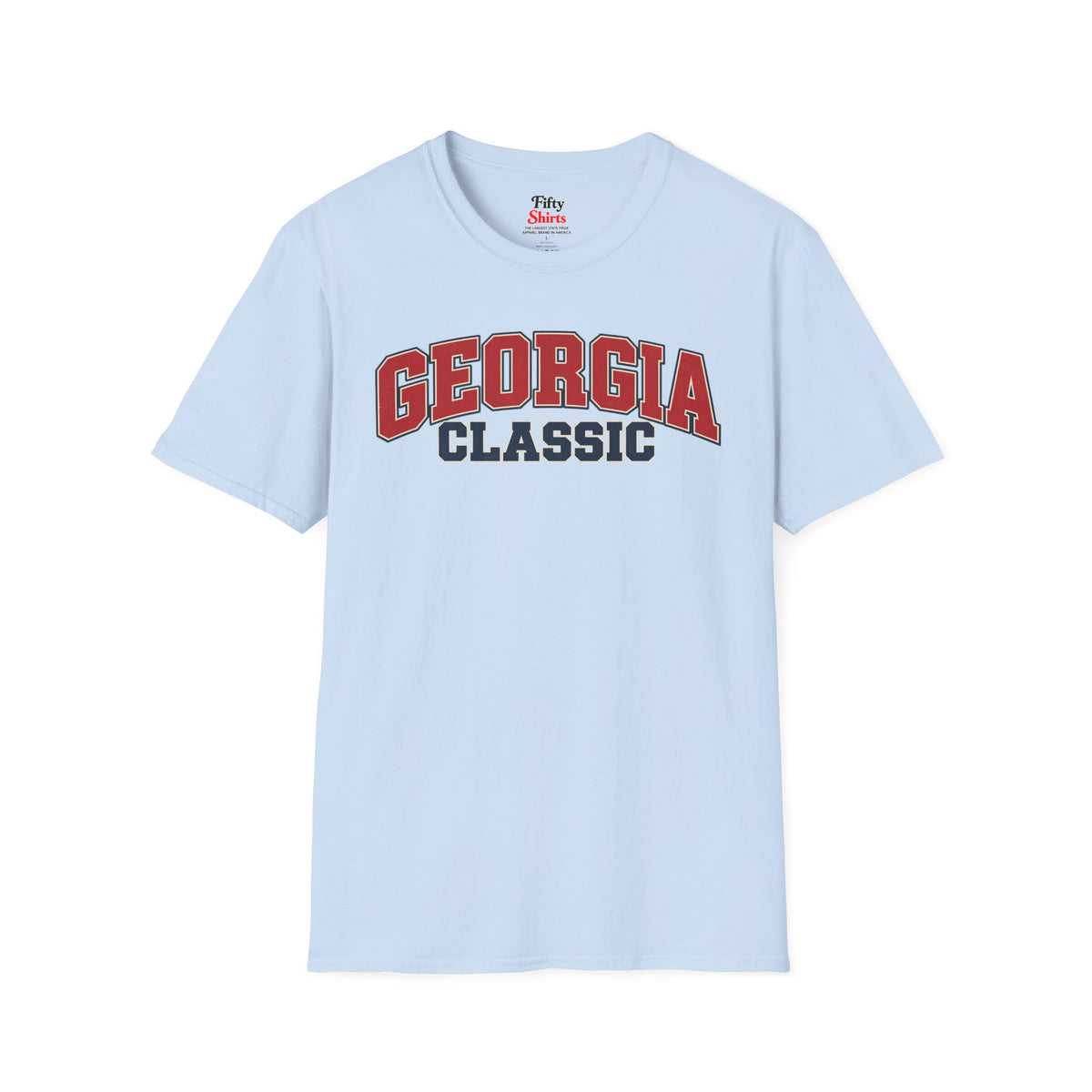 Georgia Classic Unisex Softstyle T Shirt State Name Graphic Tee