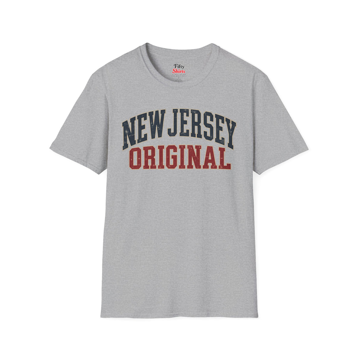 New Jersey Original Unisex Softstyle T Shirt State Name Graphic Tee