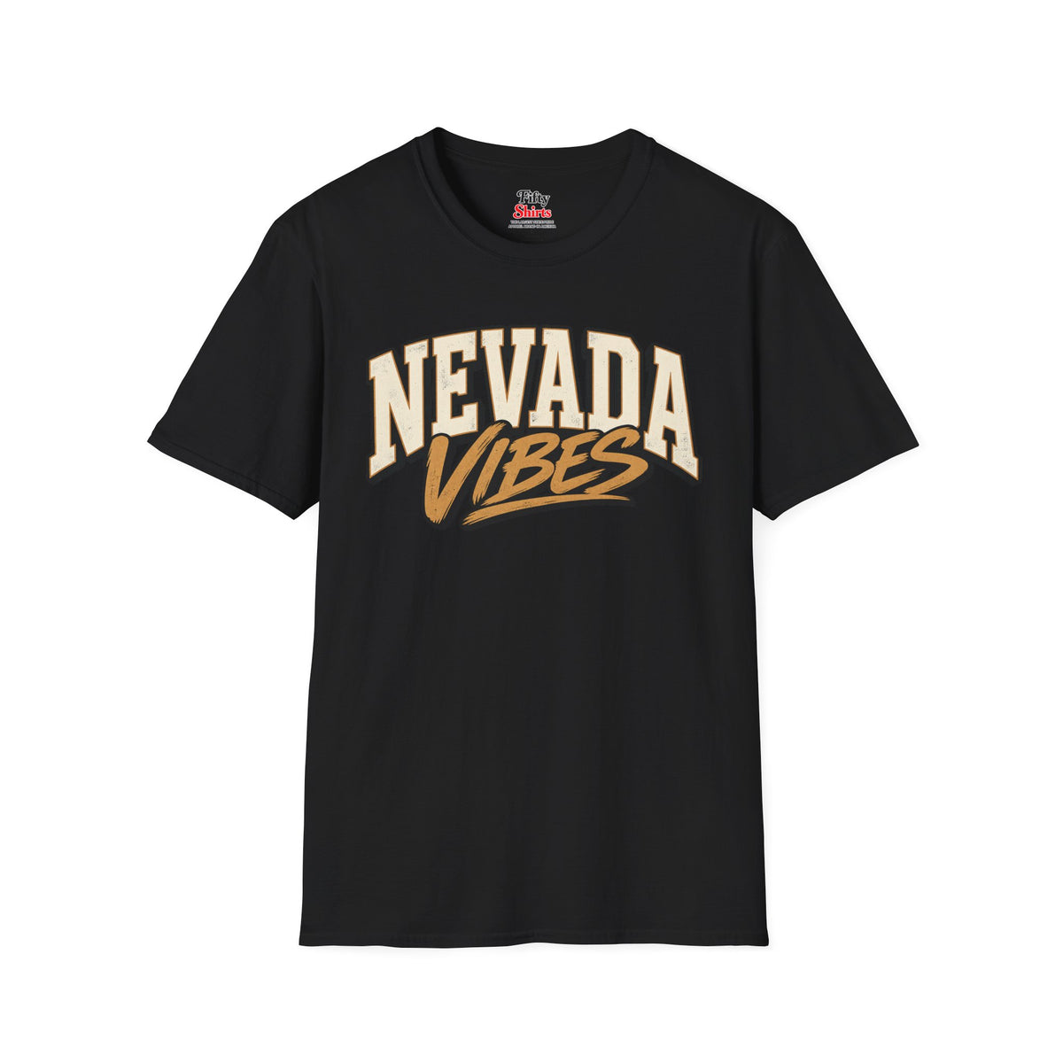 Nevada Vibes Unisex Softstyle T Shirt State Name Graphic Tee